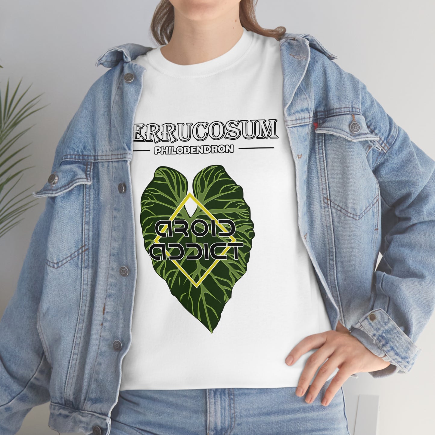 Philodendron Verrucosum Lovers Unisex Heavy Cotton Tee