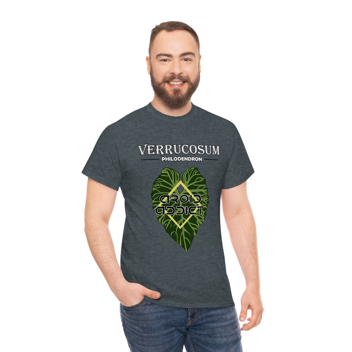 Philodendron Verrucosum Lovers Unisex Heavy Cotton Tee