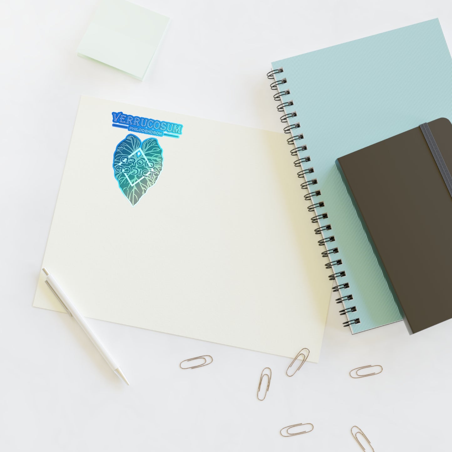 Sticker Sheets Philodendron Verrucosum