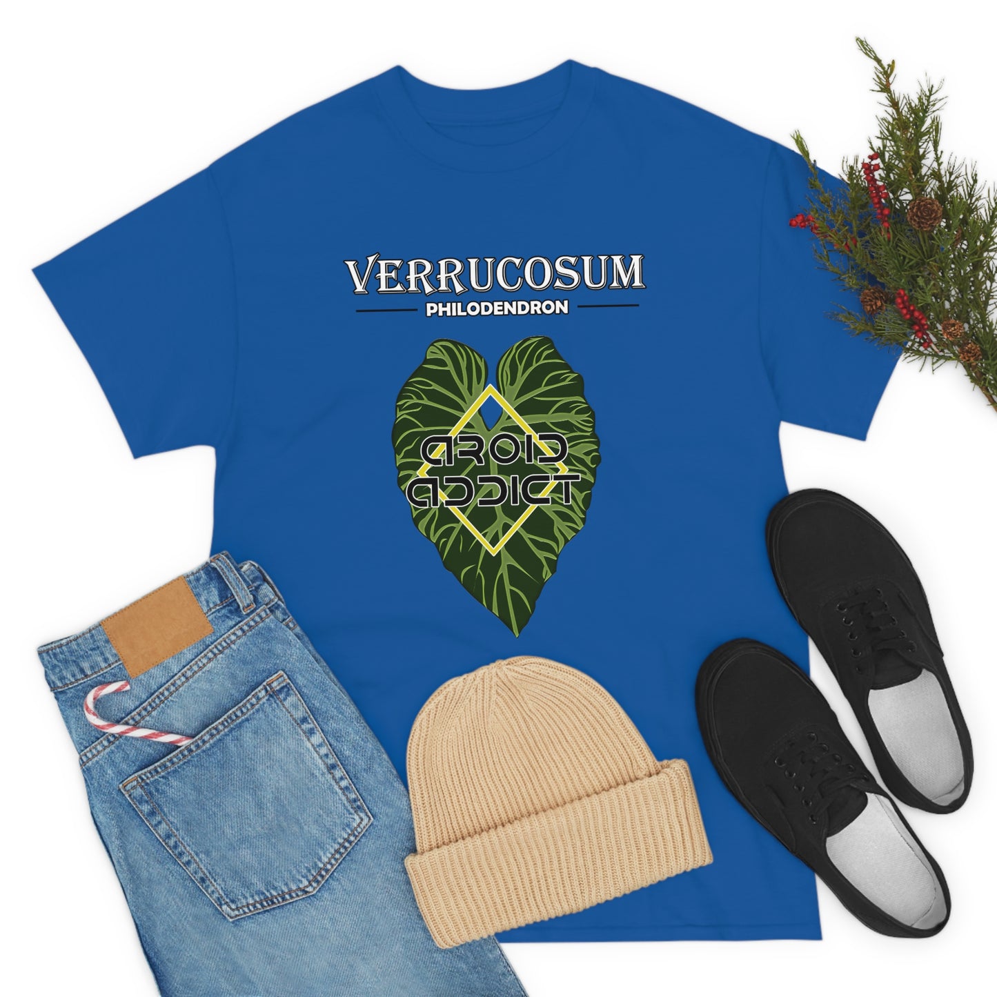 Philodendron Verrucosum Lovers Unisex Heavy Cotton Tee