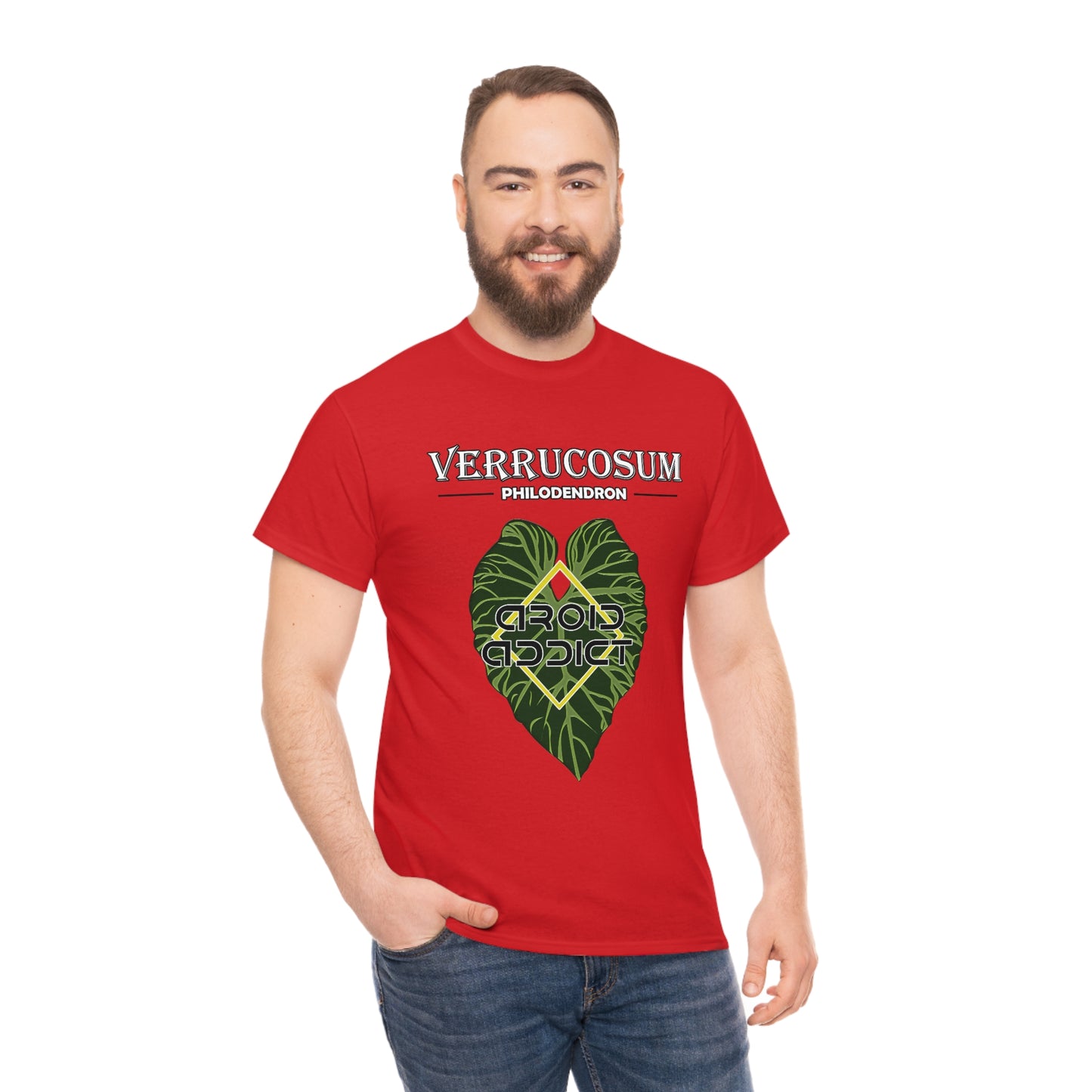 Philodendron Verrucosum Lovers Unisex Heavy Cotton Tee