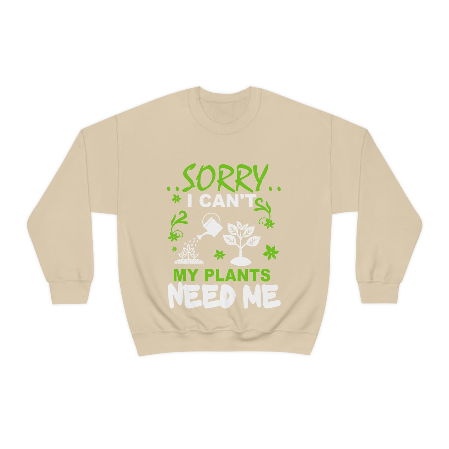 My Plant Need Me Unisex Heavy Blend™ Crewneck Sweatshirt
