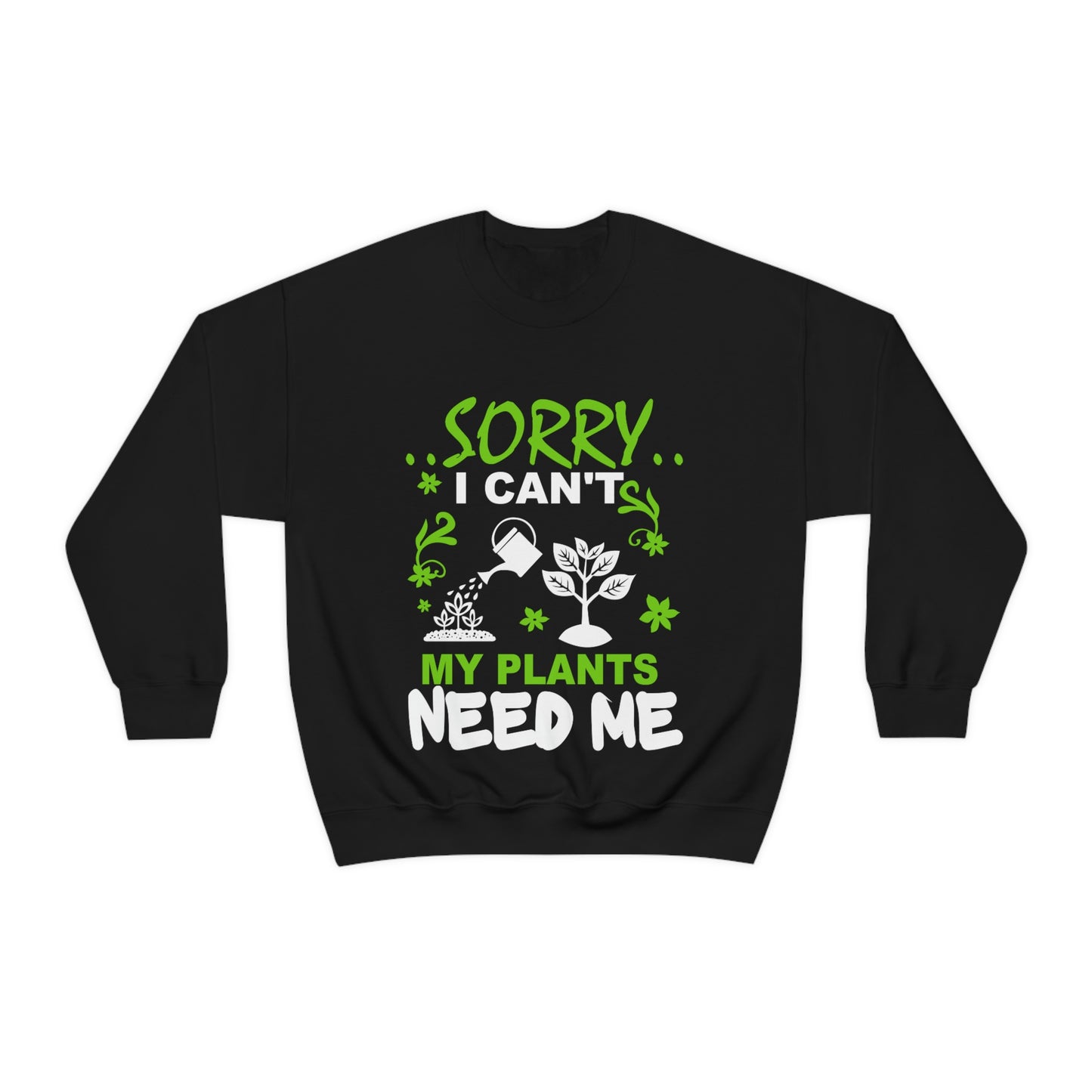 My Plant Need Me Unisex Heavy Blend™ Crewneck Sweatshirt