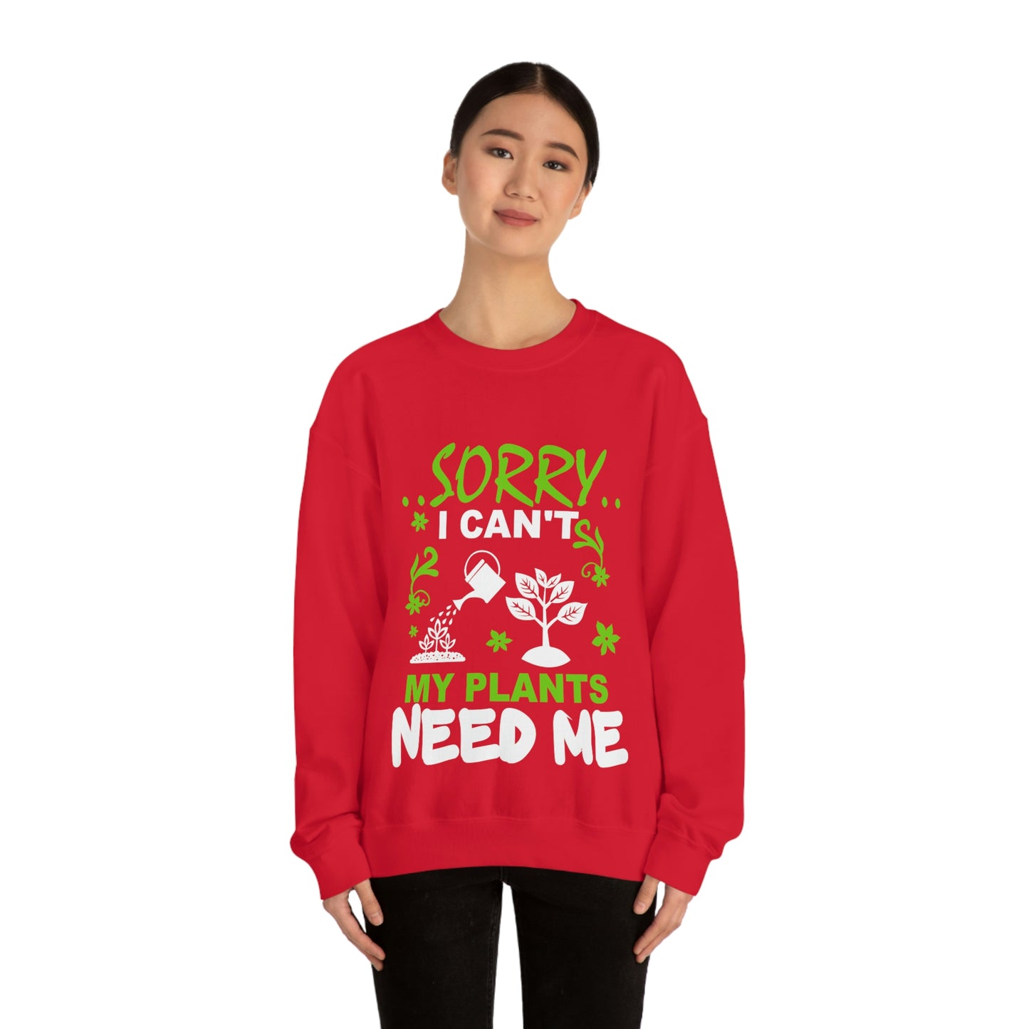 My Plant Need Me Unisex Heavy Blend™ Crewneck Sweatshirt