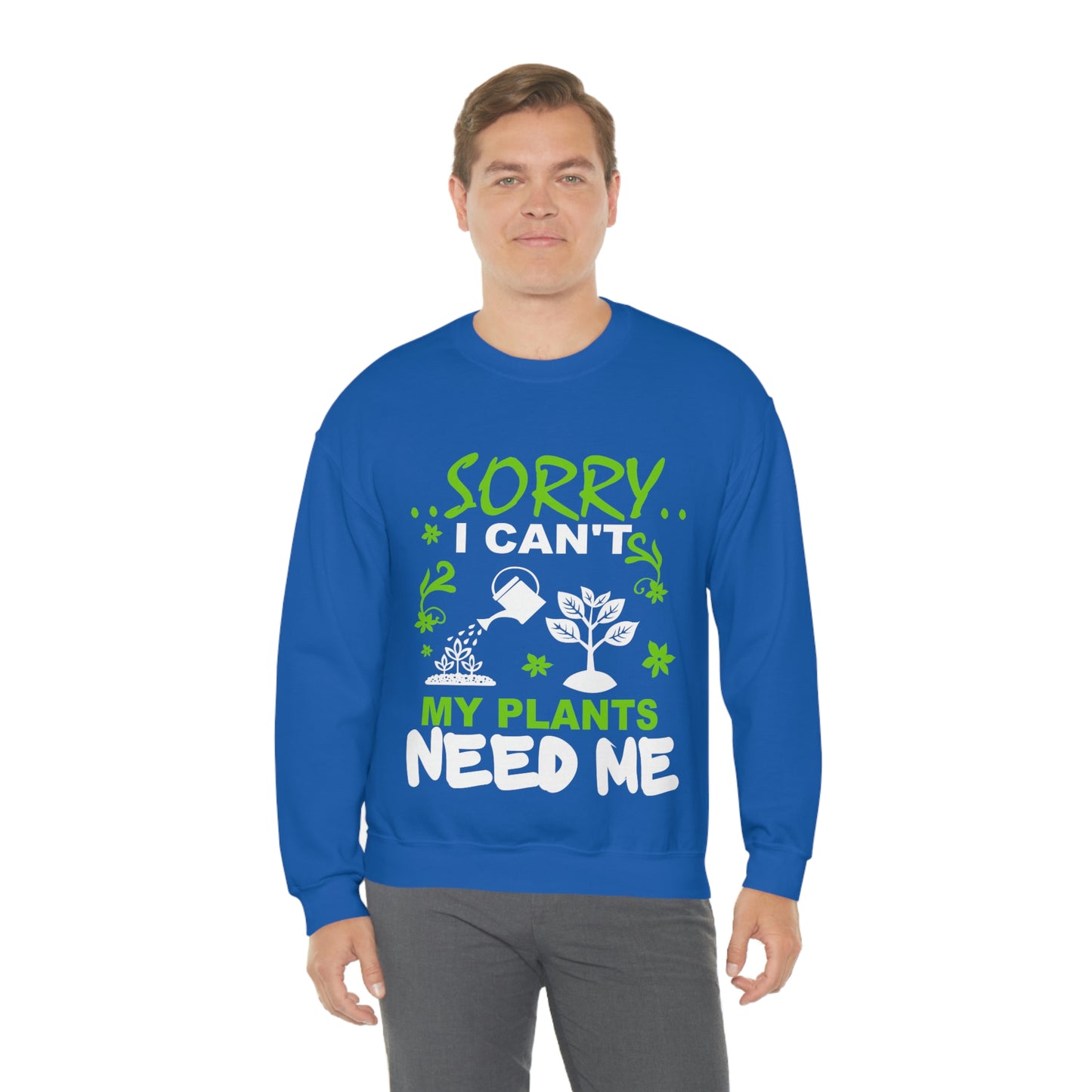 My Plant Need Me Unisex Heavy Blend™ Crewneck Sweatshirt