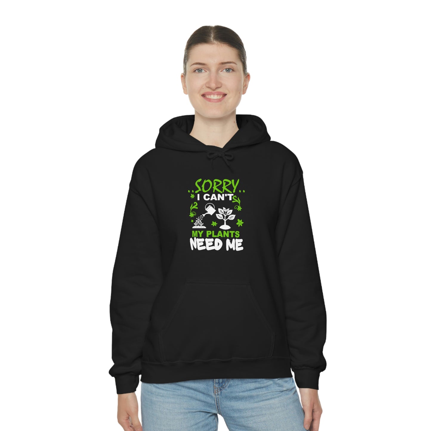 "My Plants Need Me" Unisex Heavy Blend™ Hooded Sweatshirt