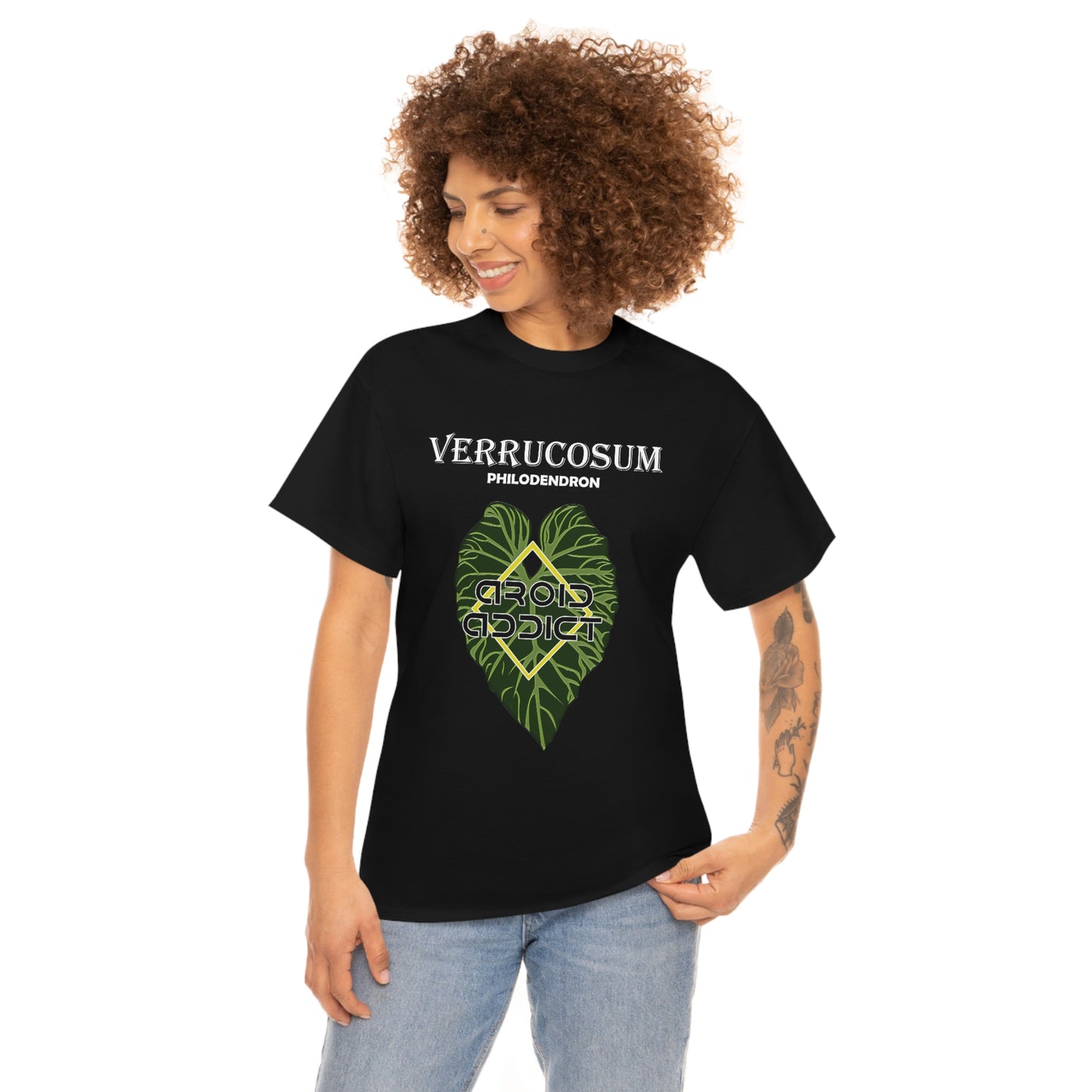 Philodendron Verrucosum Lovers Unisex Heavy Cotton Tee