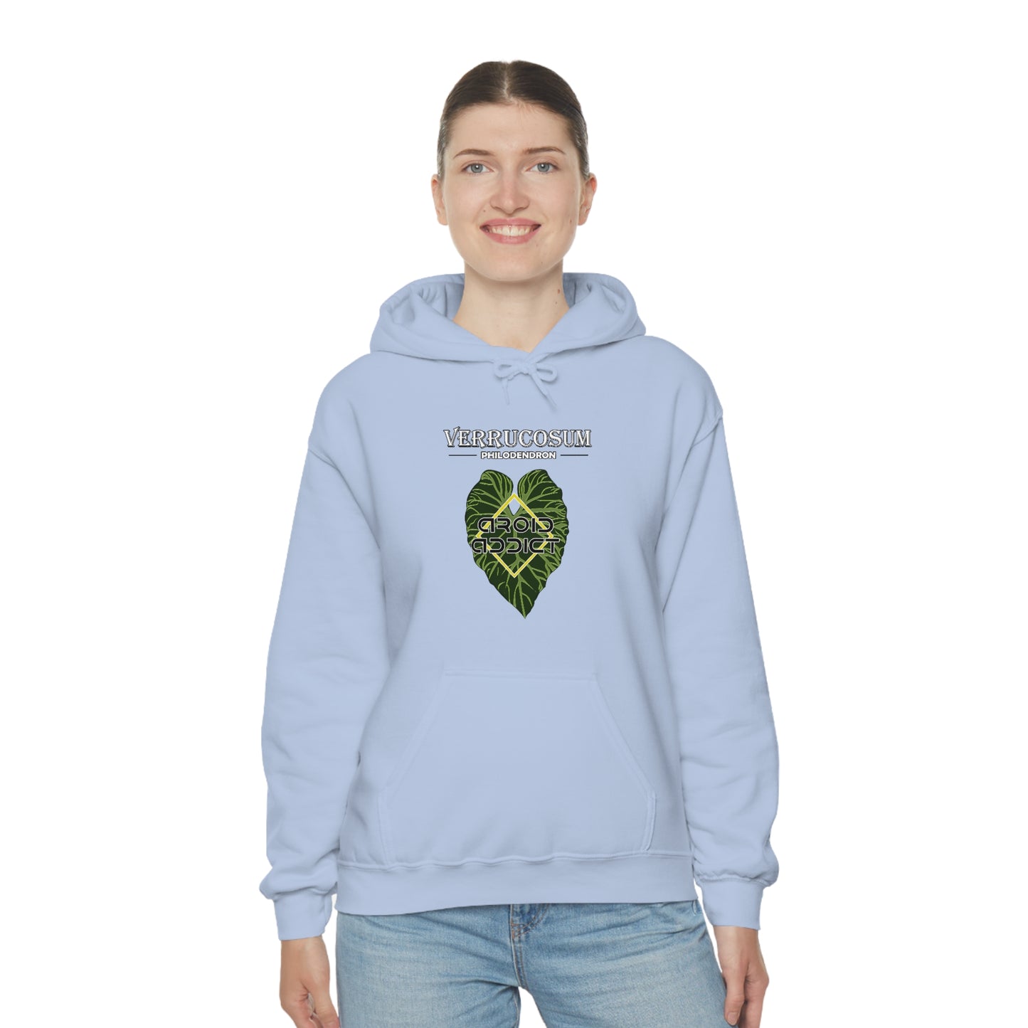 Philodendron Verrucosum Unisex Heavy Blend™ Hooded Sweatshirt