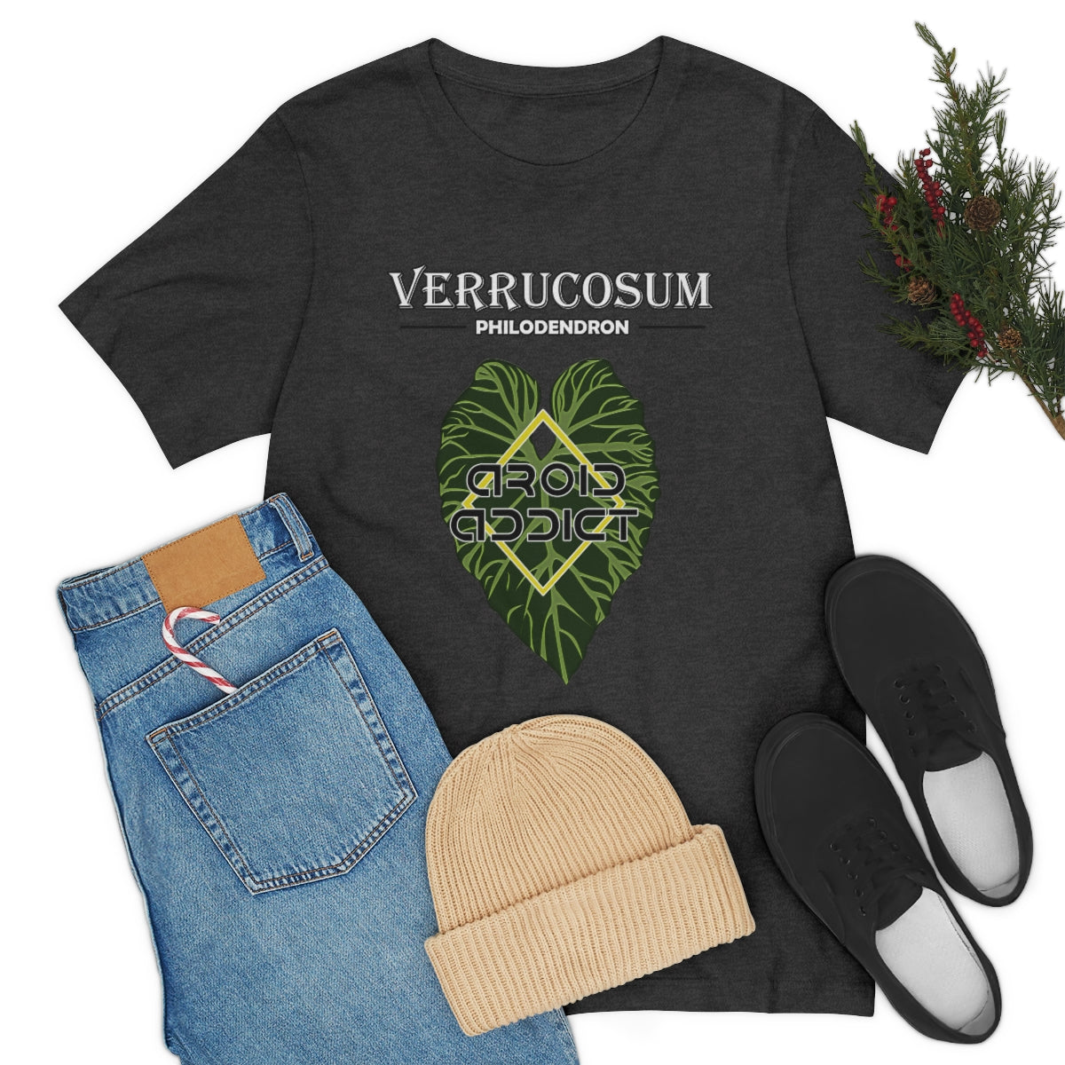 Philodendron Verrucosum Unisex Jersey Short Sleeve Tee