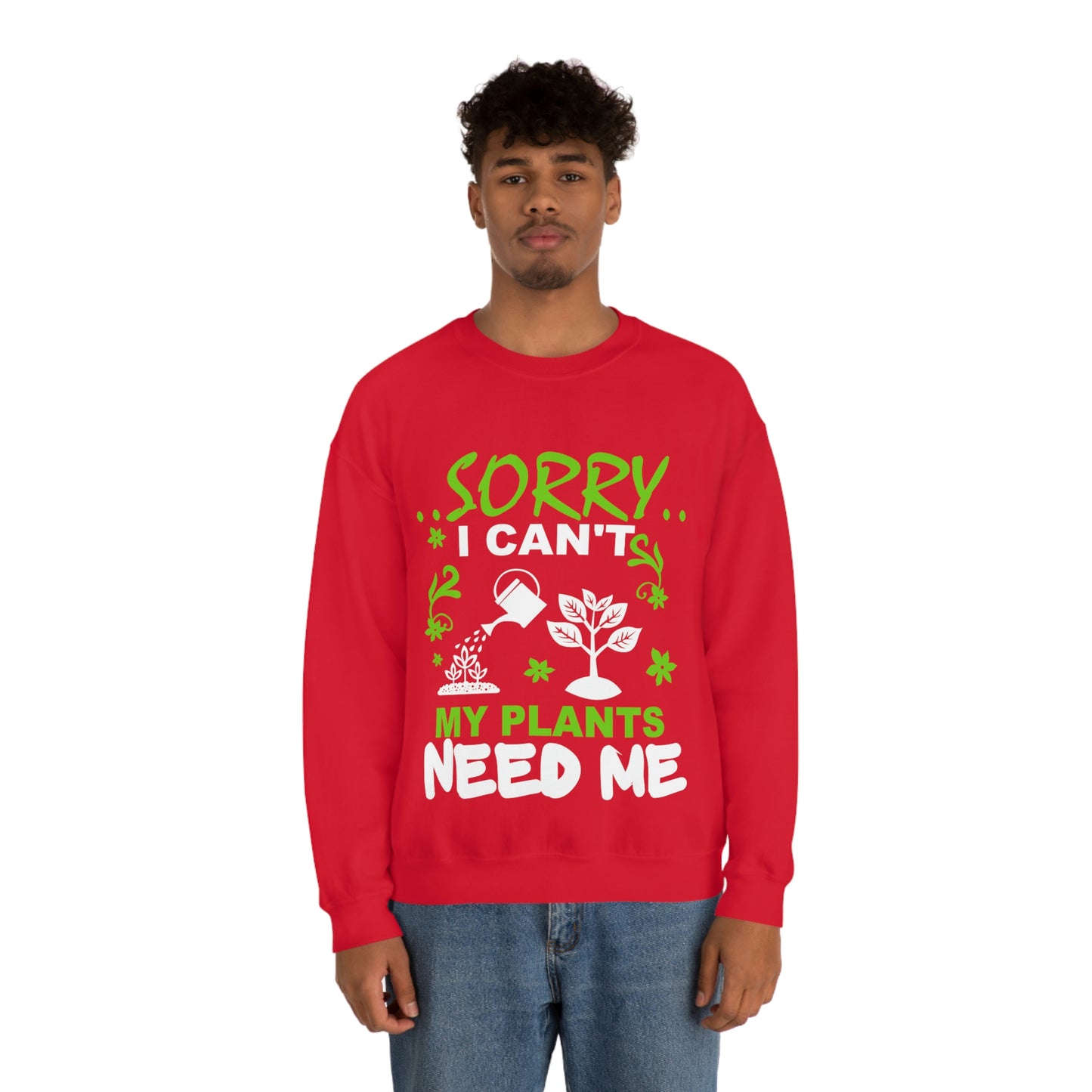 My Plant Need Me Unisex Heavy Blend™ Crewneck Sweatshirt