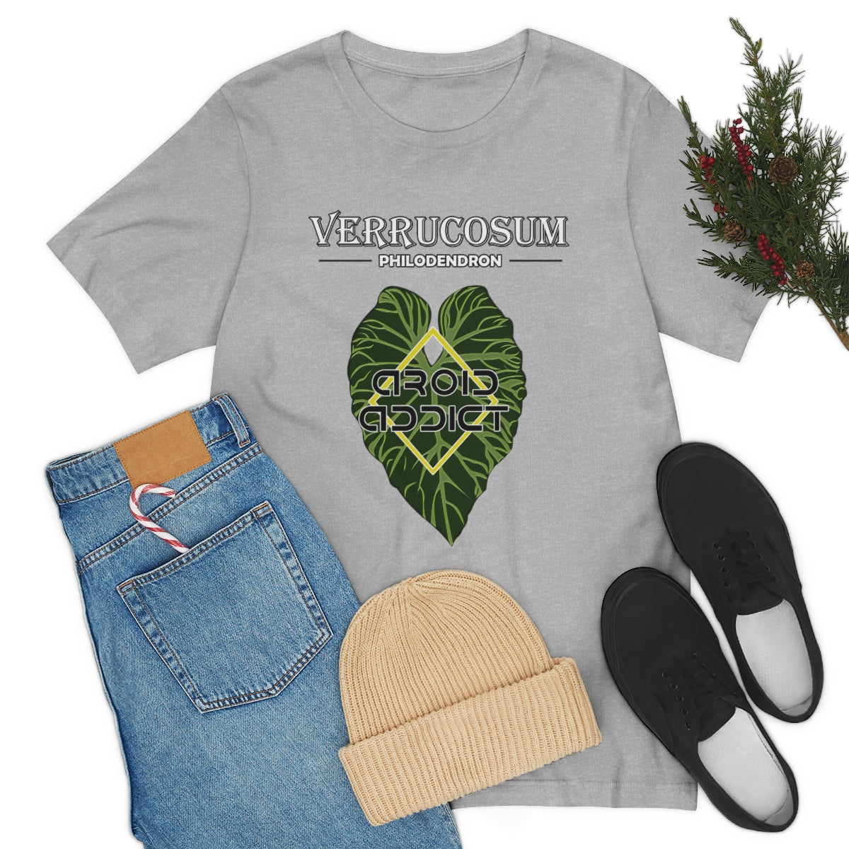 Philodendron Verrucosum Unisex Jersey Short Sleeve Tee