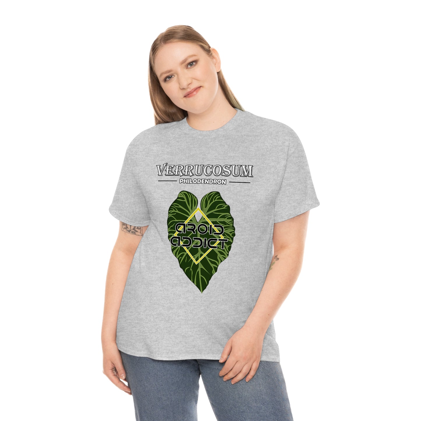 Philodendron Verrucosum Lovers Unisex Heavy Cotton Tee