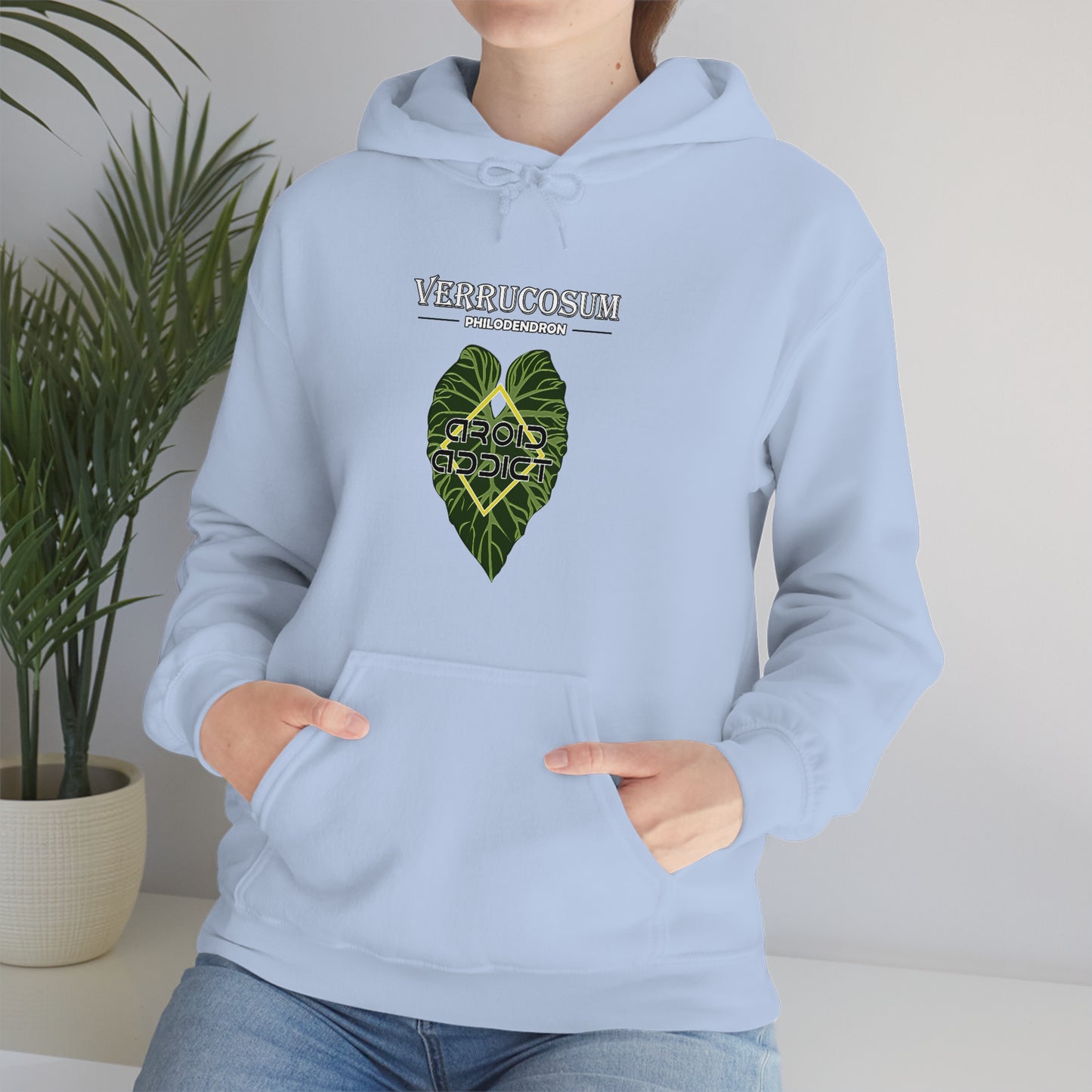 Philodendron Verrucosum Unisex Heavy Blend™ Hooded Sweatshirt