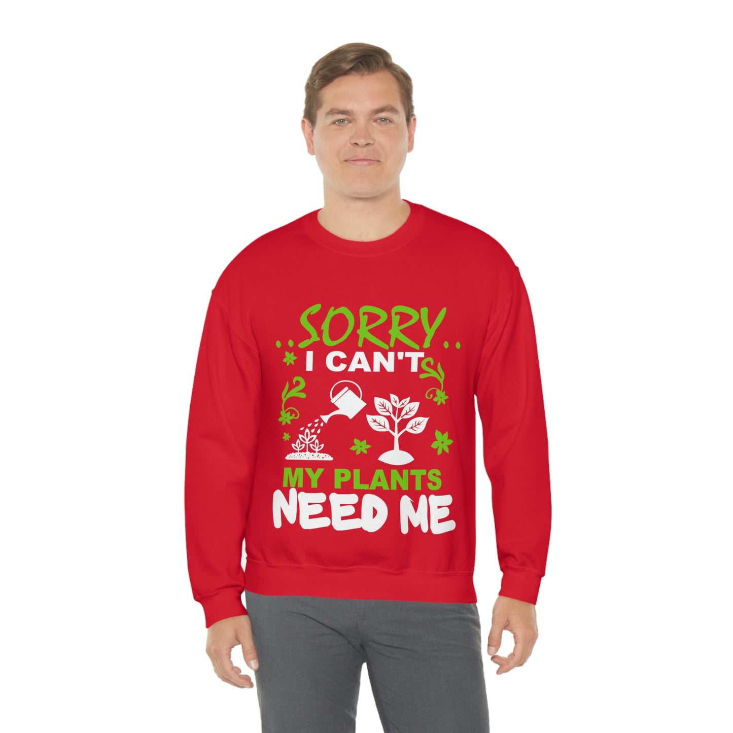 My Plant Need Me Unisex Heavy Blend™ Crewneck Sweatshirt