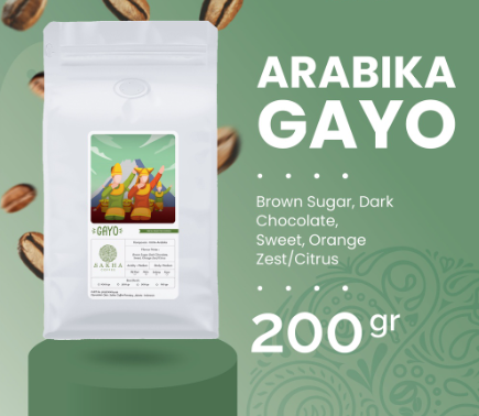 Coffee Beans Arabica Powder Gayo Aceh Sumatran Arabica Coffee Beans Single Origin Grade 1 Coffe Roast Bean Espresso 200 Gr