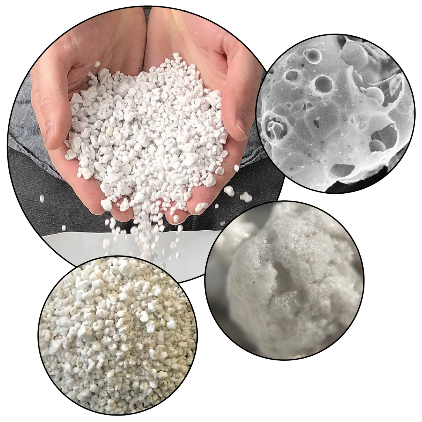 Premium Organic Perlite-Medium Size 3-6mm Grade - Horticultural Soil Amendment for Indoor & Outdoor Container Plants