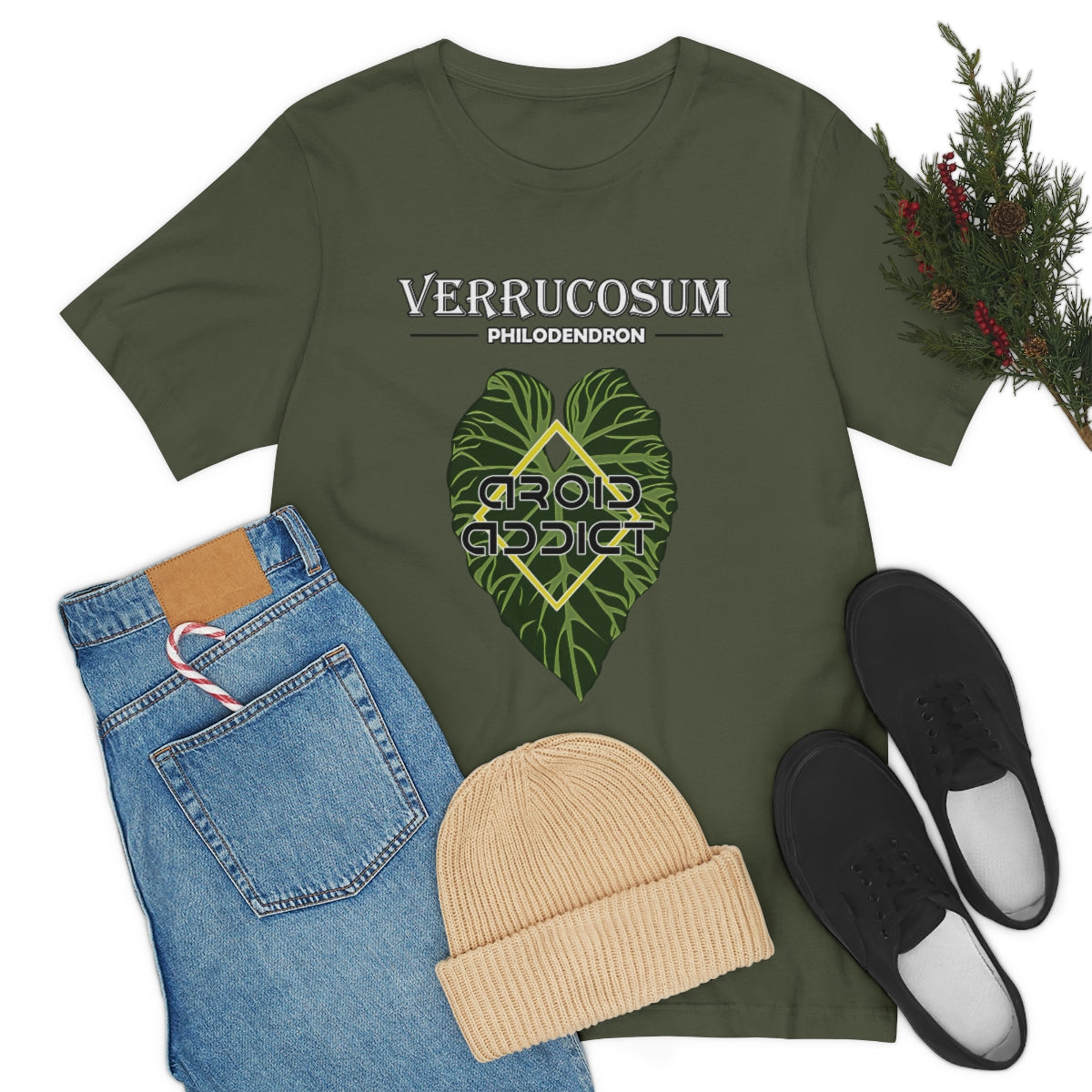 Philodendron Verrucosum Unisex Jersey Short Sleeve Tee