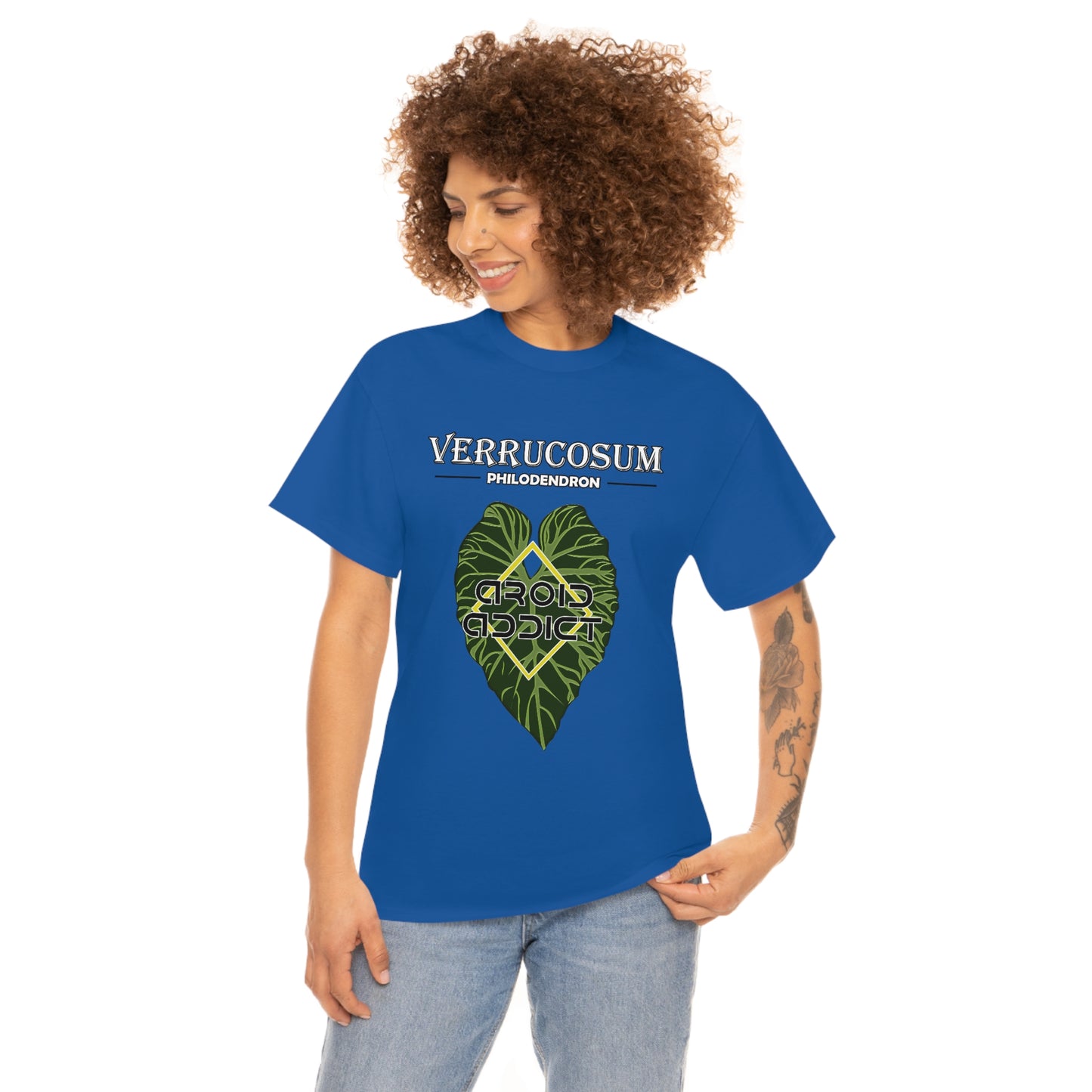Philodendron Verrucosum Lovers Unisex Heavy Cotton Tee