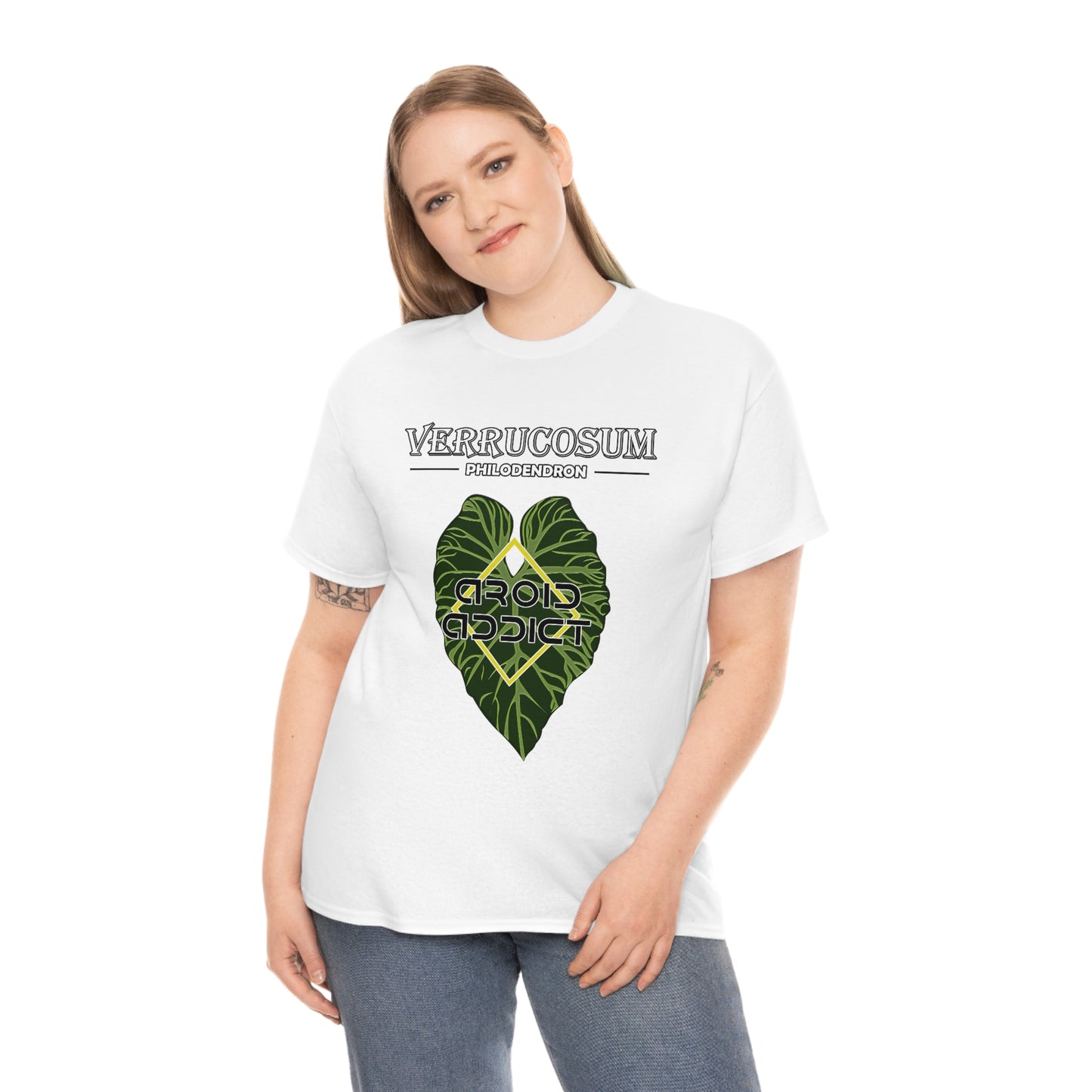 Philodendron Verrucosum Lovers Unisex Heavy Cotton Tee