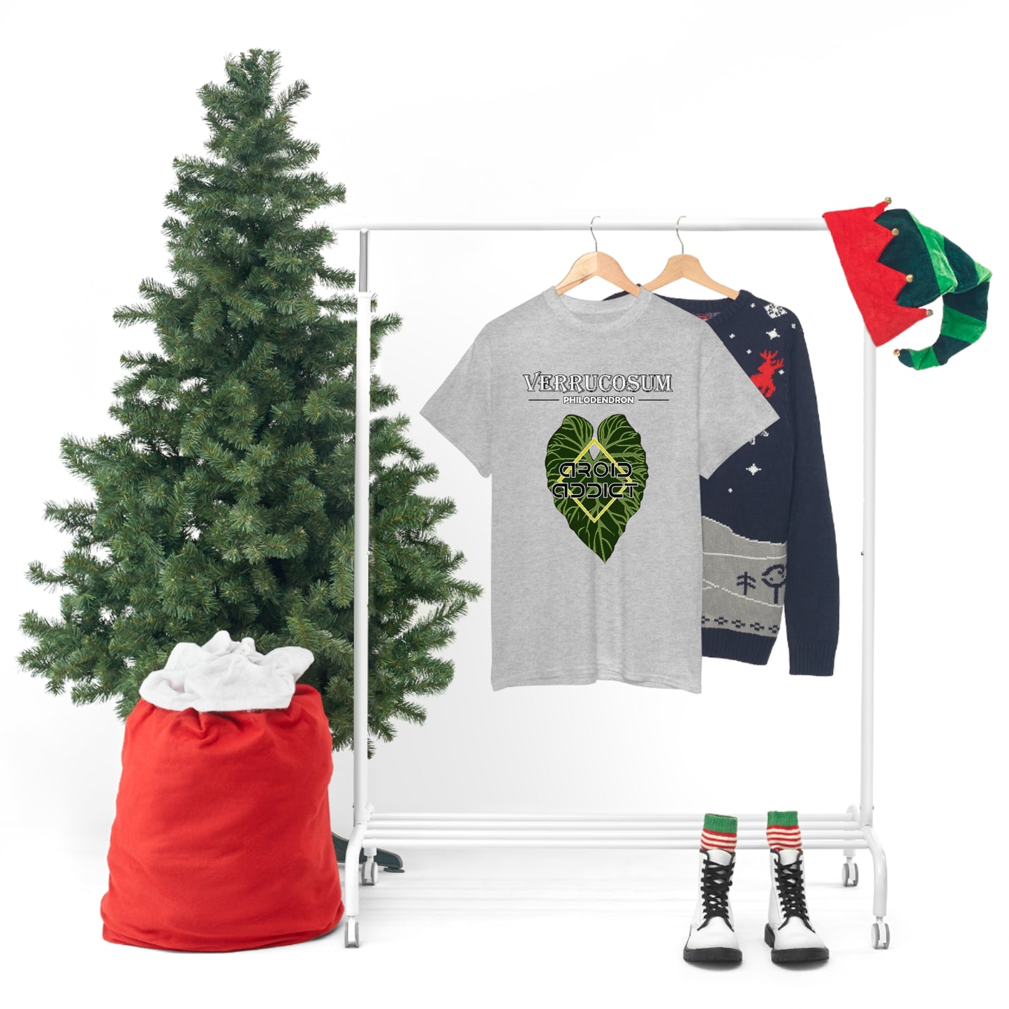 Philodendron Verrucosum Lovers Unisex Heavy Cotton Tee