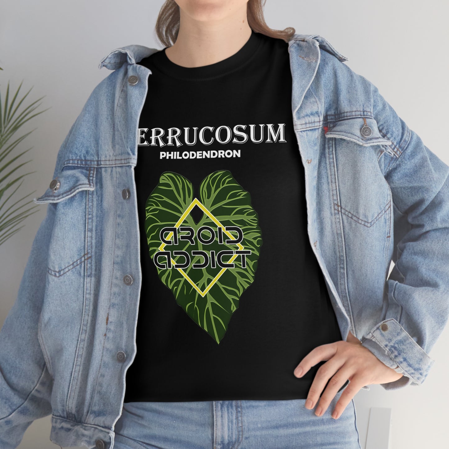 Philodendron Verrucosum Lovers Unisex Heavy Cotton Tee