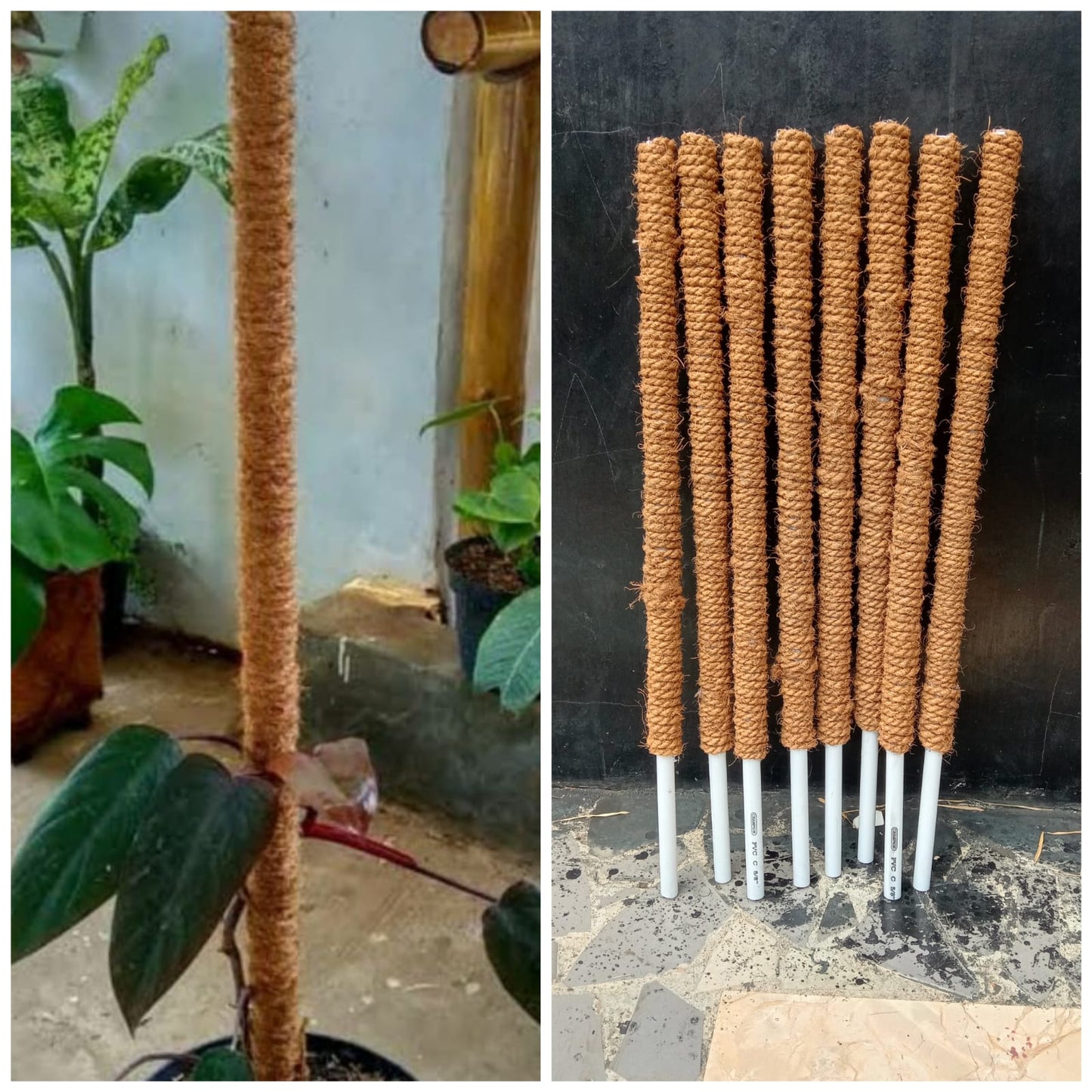 Coconut Husk Fiber Handmade Rope, coconut fiber