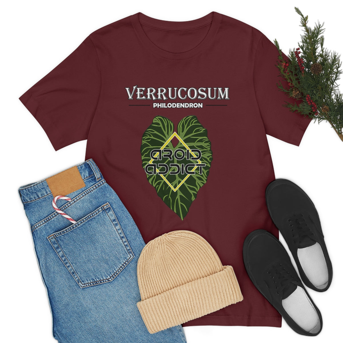 Philodendron Verrucosum Unisex Jersey Short Sleeve Tee