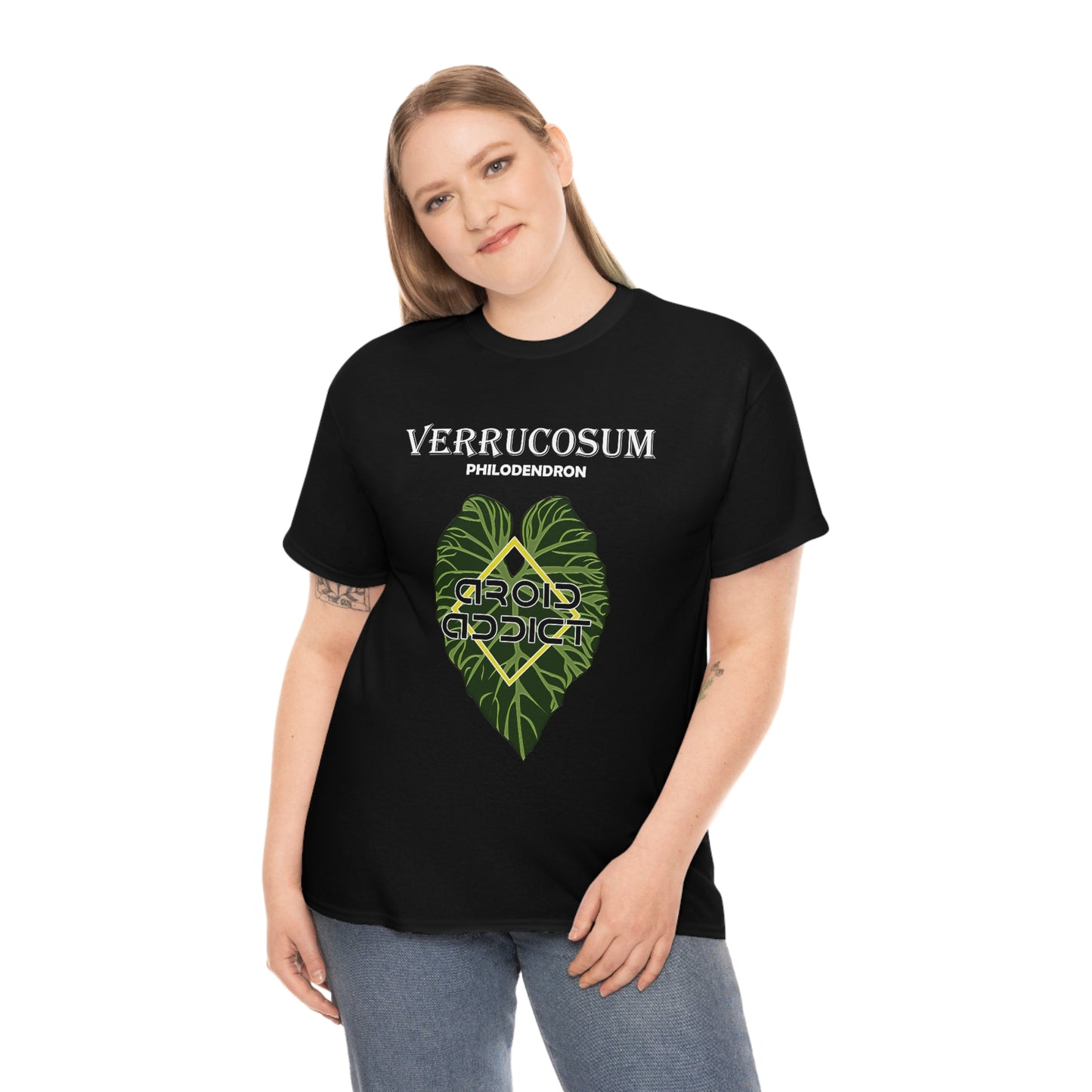 Philodendron Verrucosum Lovers Unisex Heavy Cotton Tee