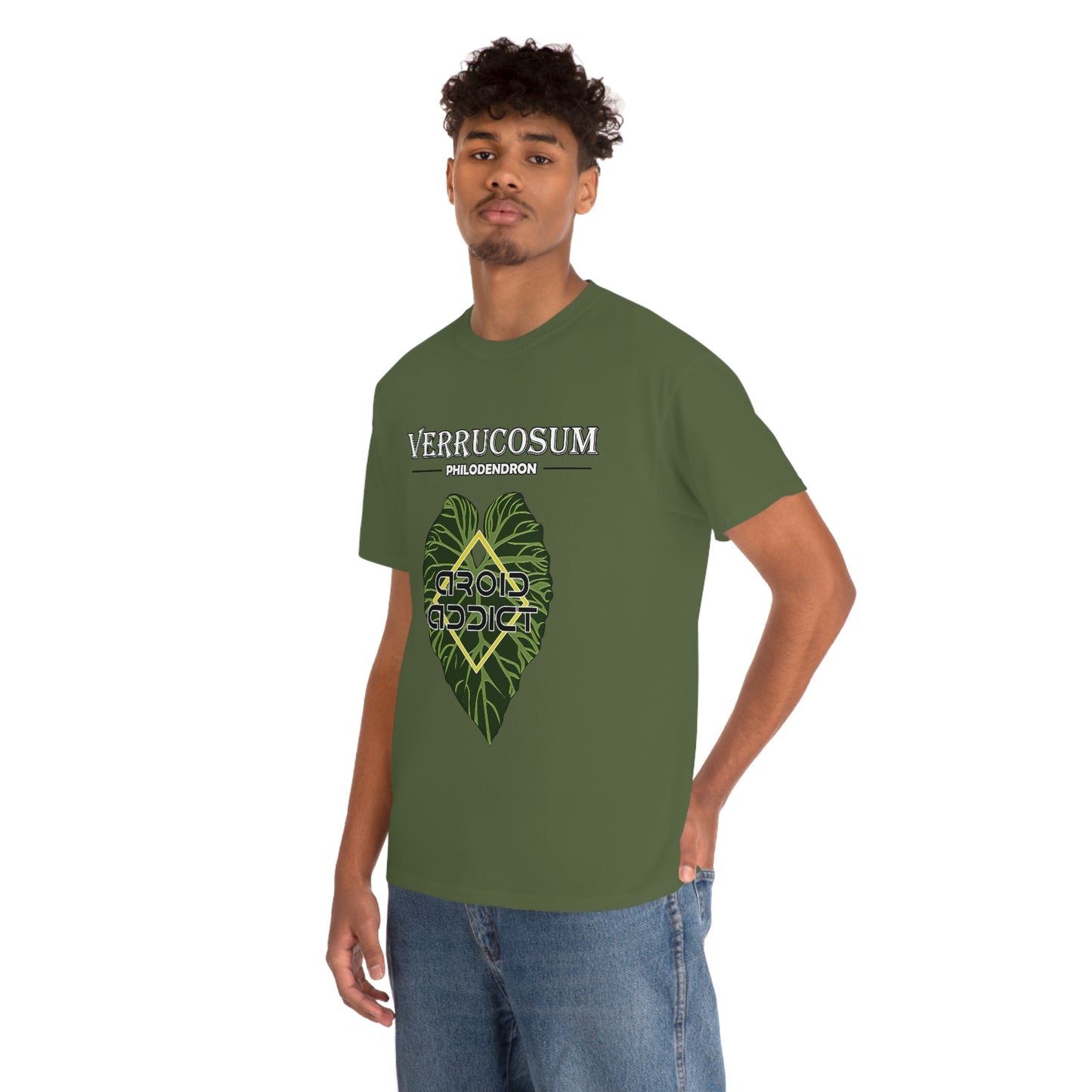 Philodendron Verrucosum Lovers Unisex Heavy Cotton Tee