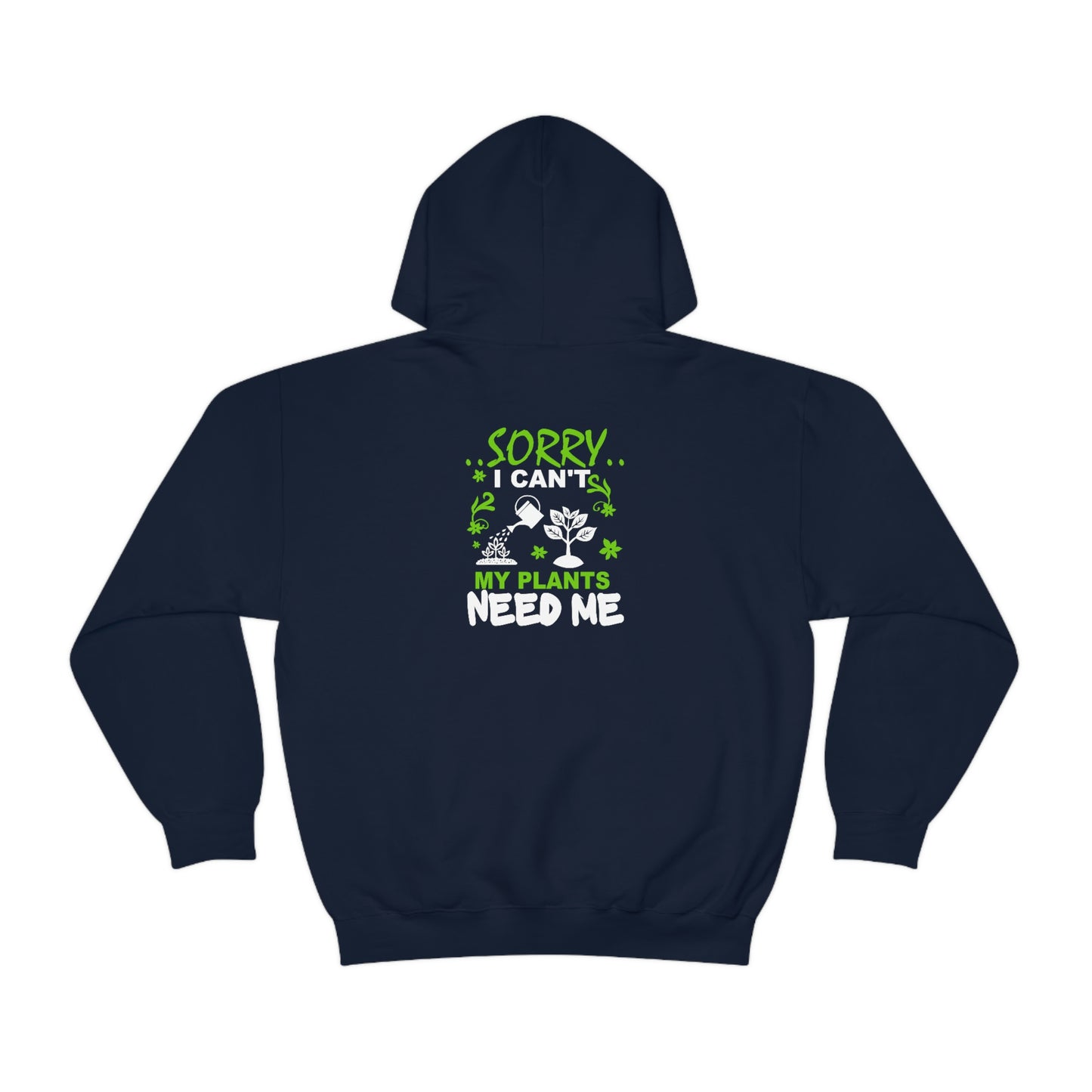 MY PLANTS NEED MY Unisex Heavy Blend™ Hooded Sweatshirt