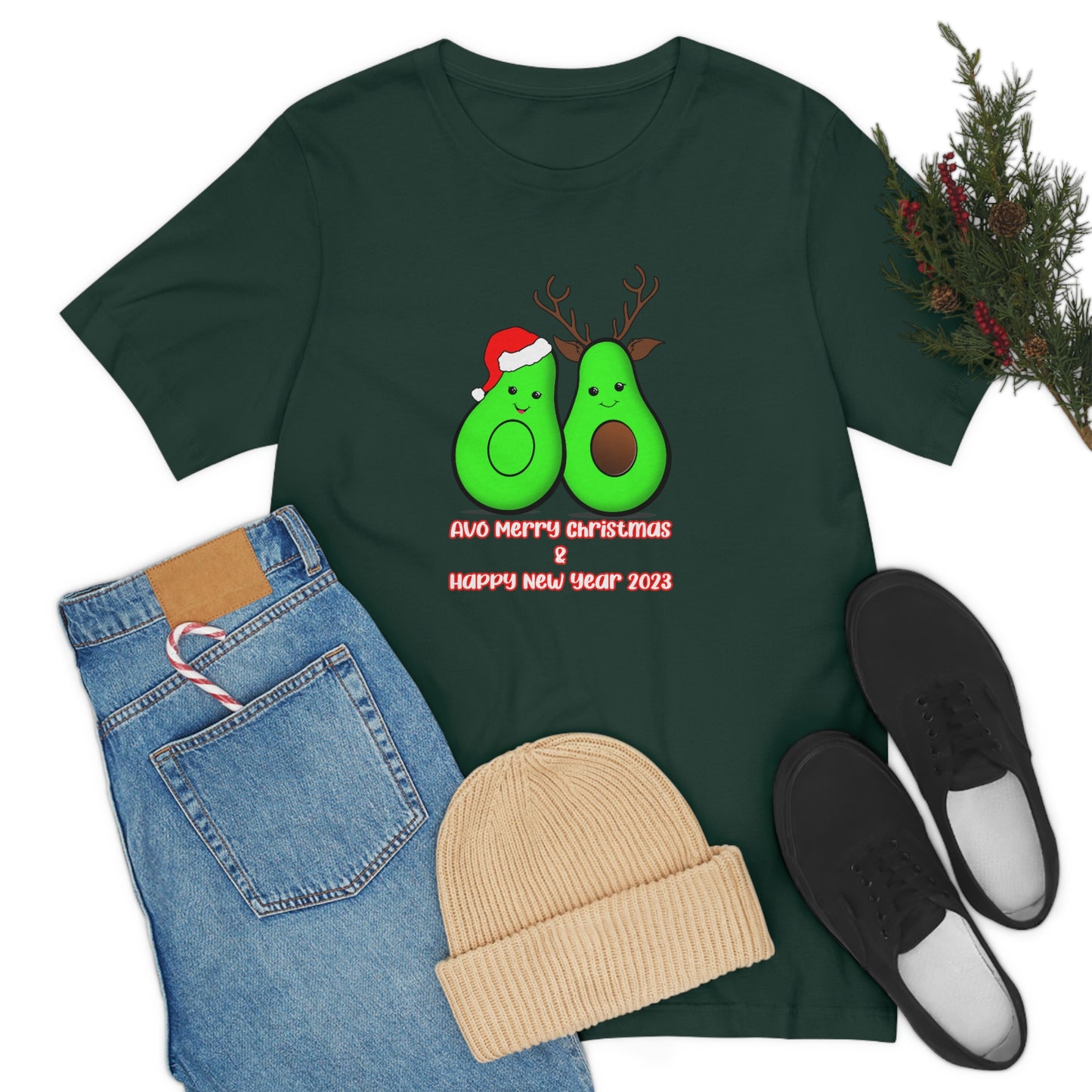 Unisex Jersey Short Sleeve Tee "Avo Christmas Days"
