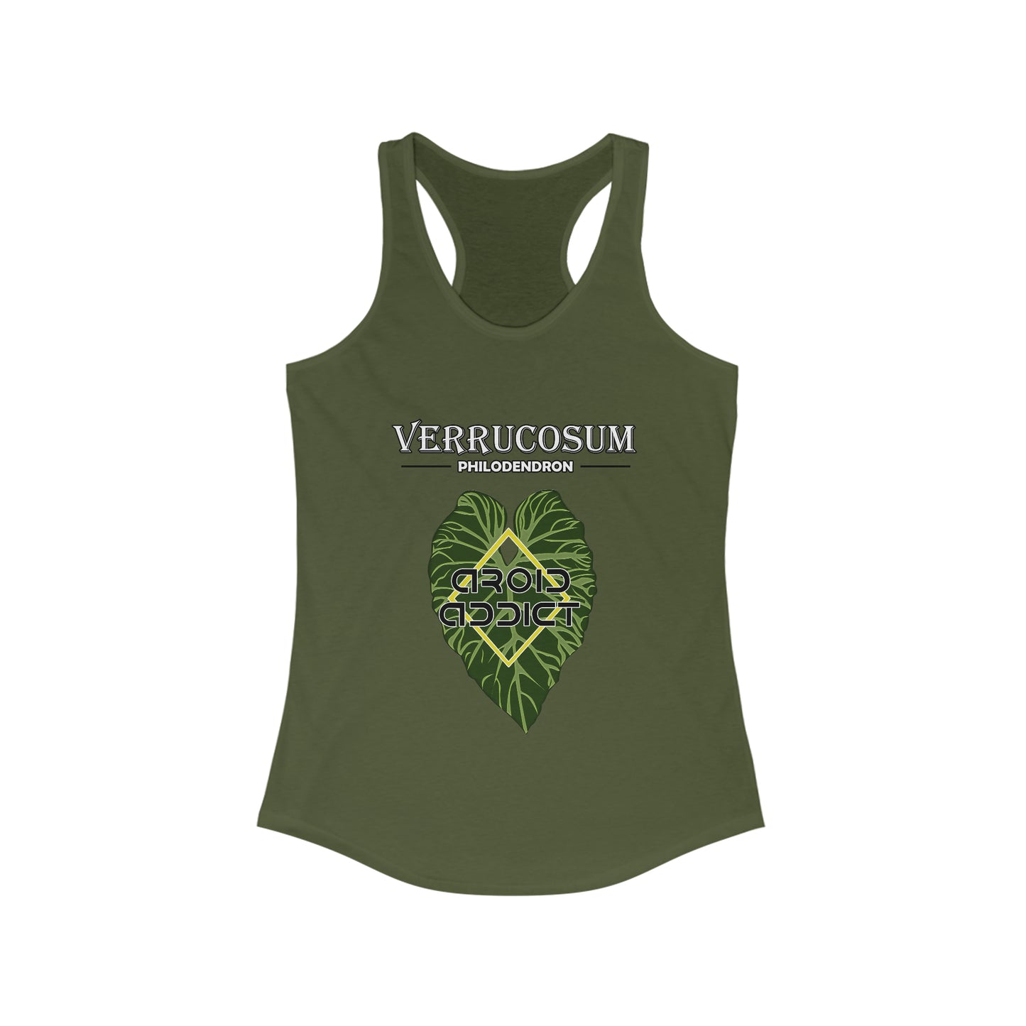 Philodendron Verrucosum Plants Women's Ideal Racerback Tank