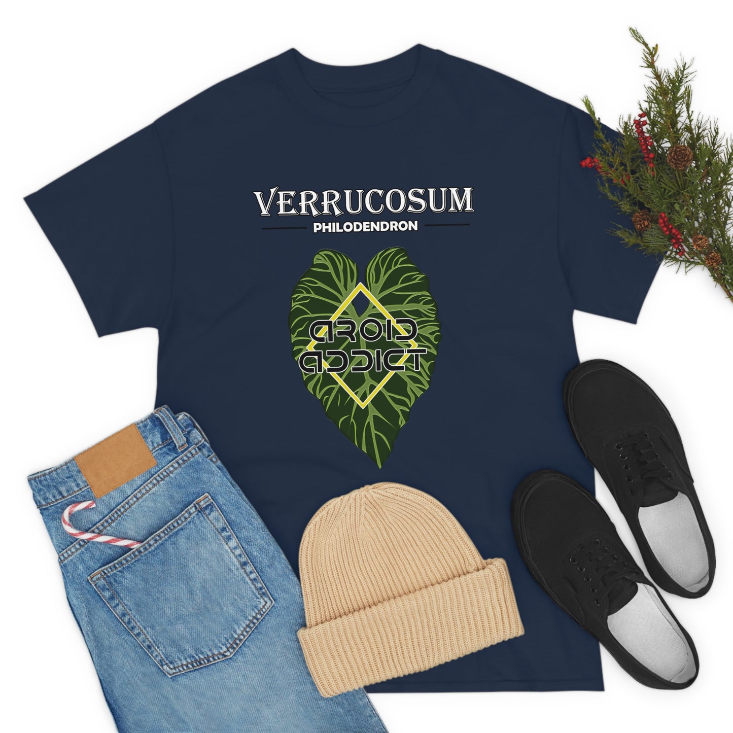 Philodendron Verrucosum Lovers Unisex Heavy Cotton Tee