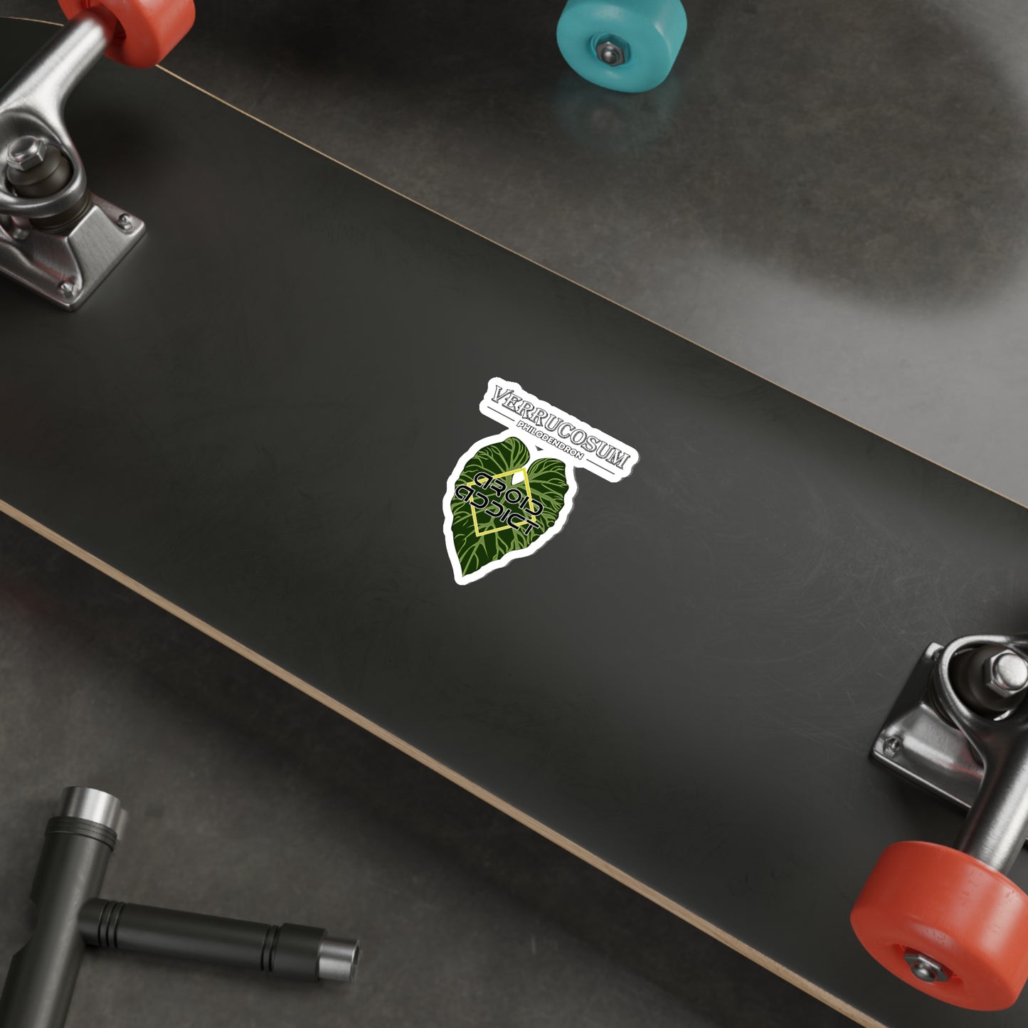 Die-Cut Stickers Philodendron Verrucosum