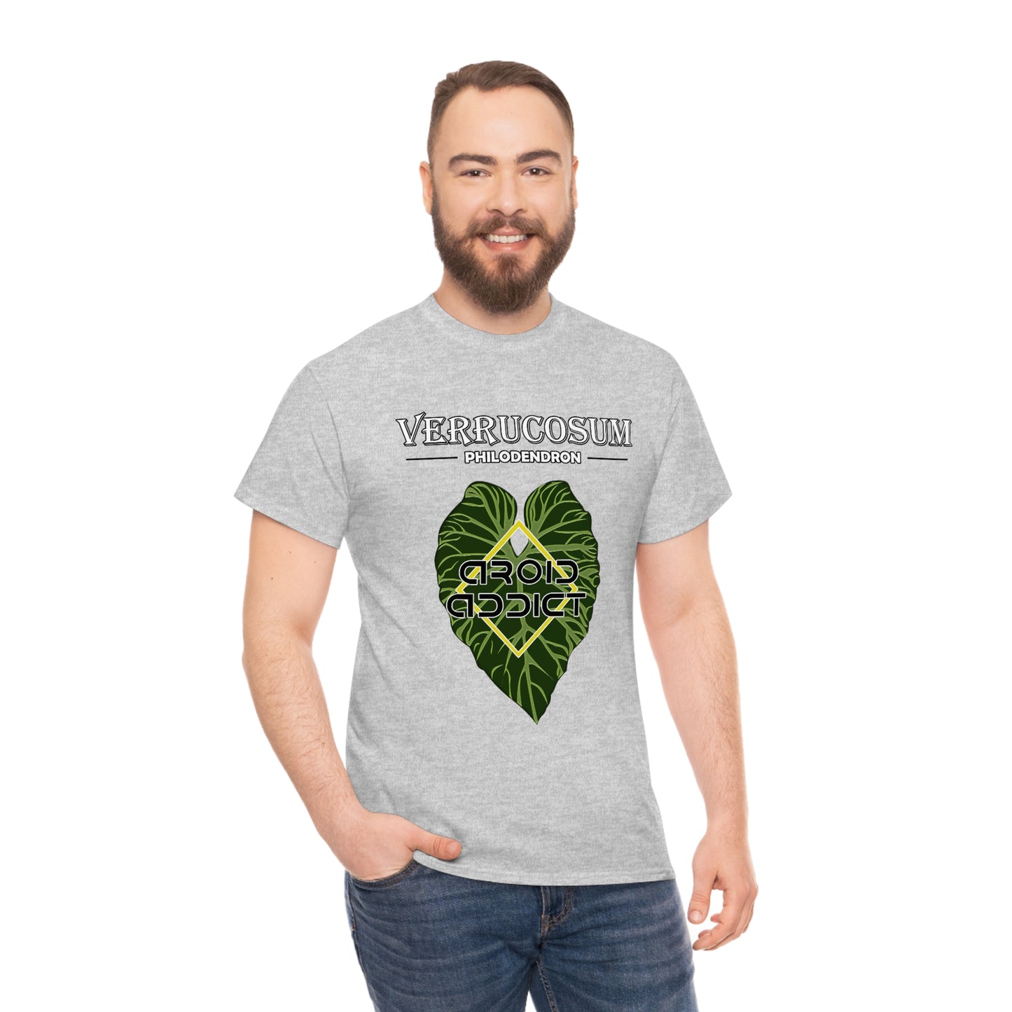 Philodendron Verrucosum Lovers Unisex Heavy Cotton Tee