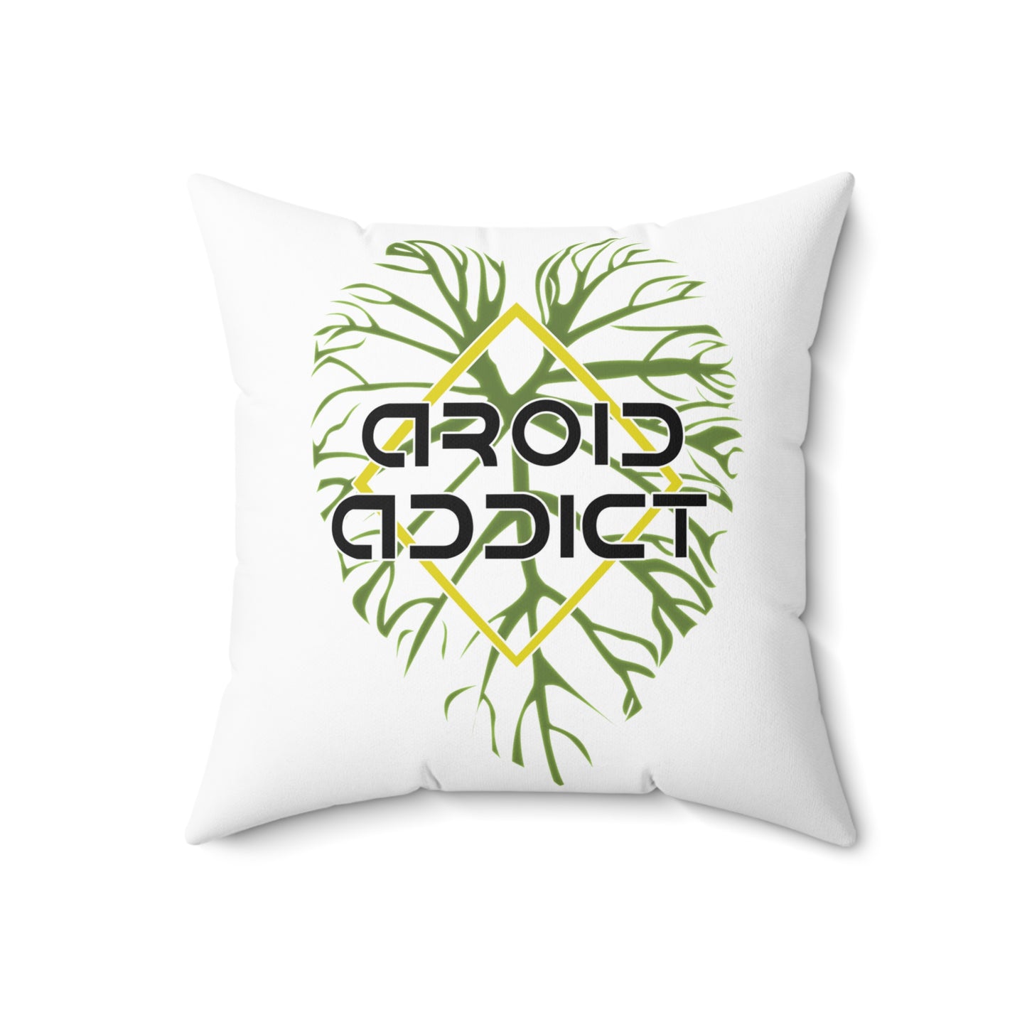 Philodendron Verrucosum Plants Spun Polyester Square Pillow