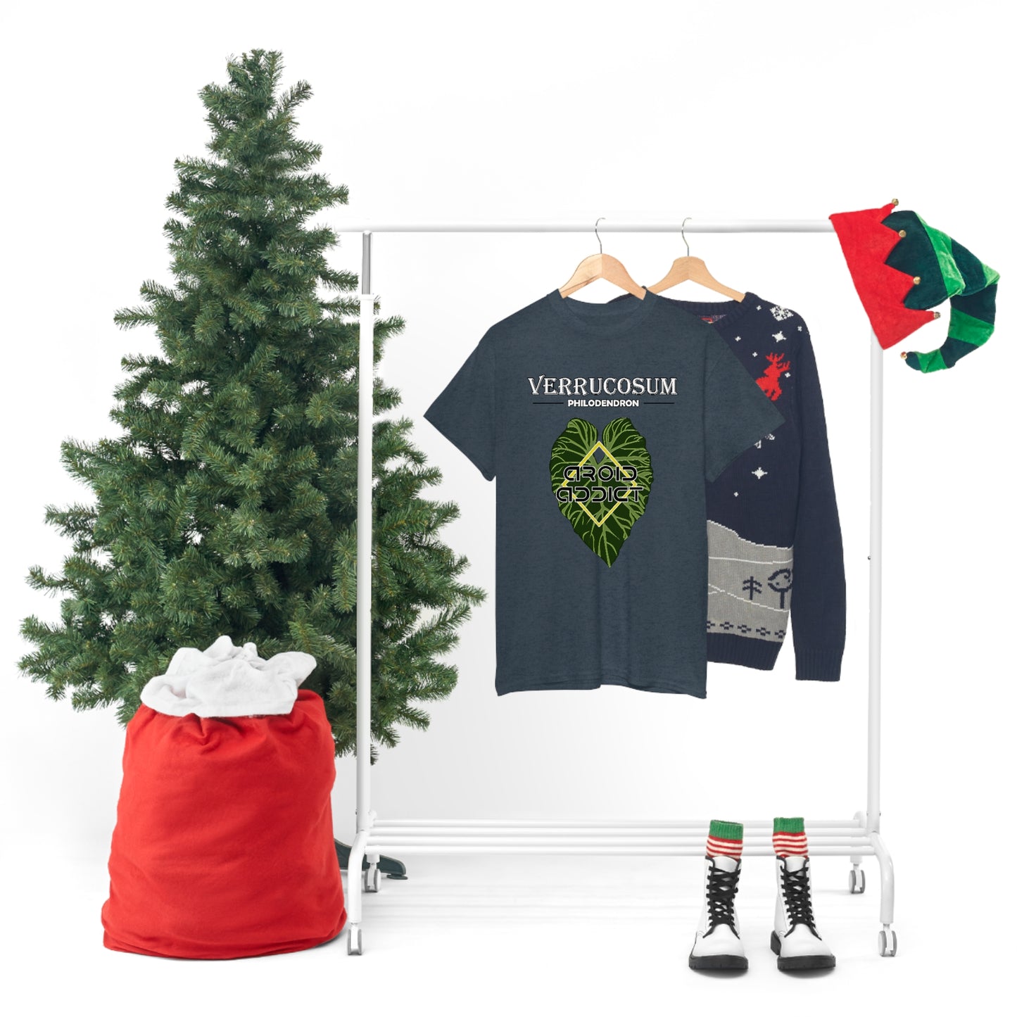 Philodendron Verrucosum Lovers Unisex Heavy Cotton Tee