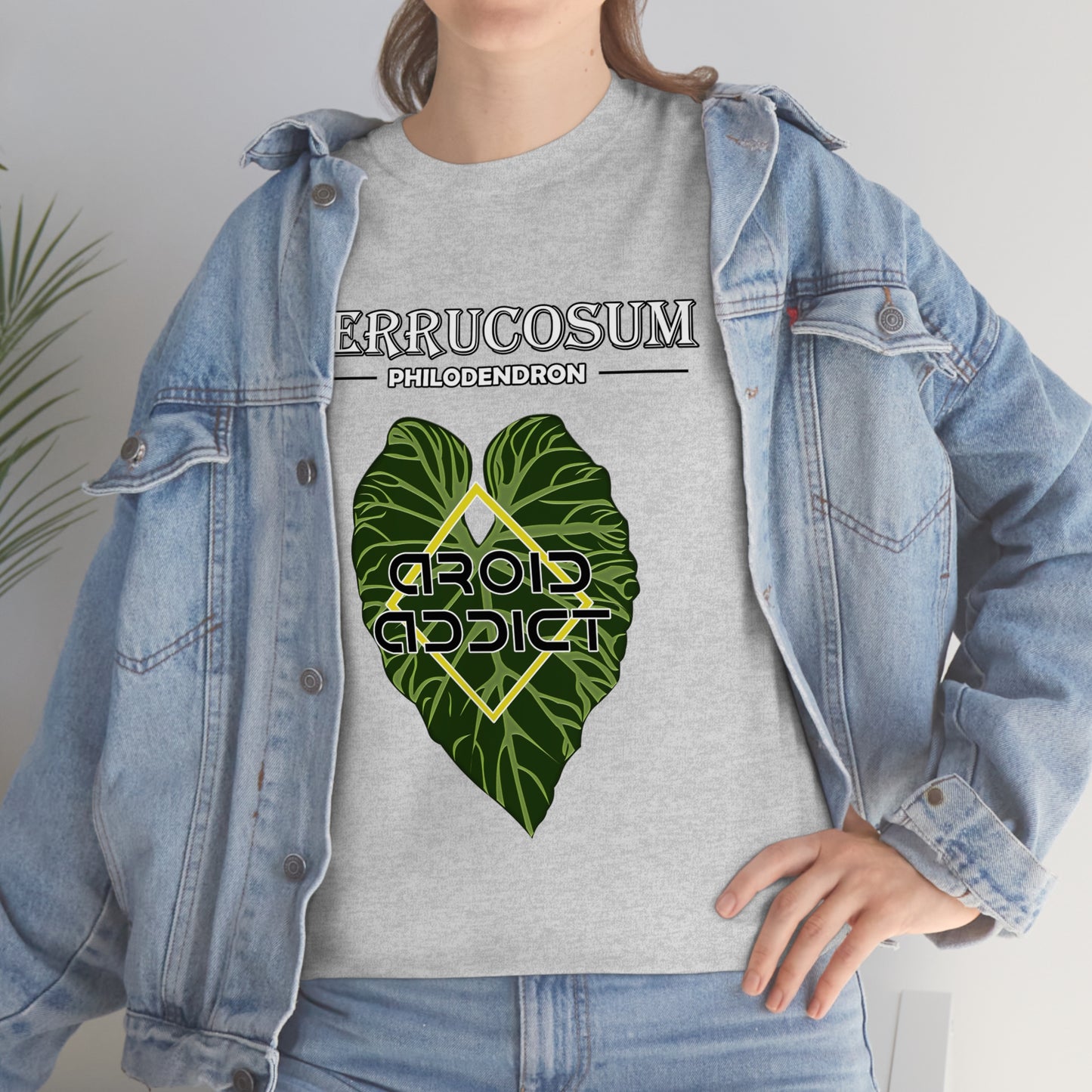 Philodendron Verrucosum Lovers Unisex Heavy Cotton Tee