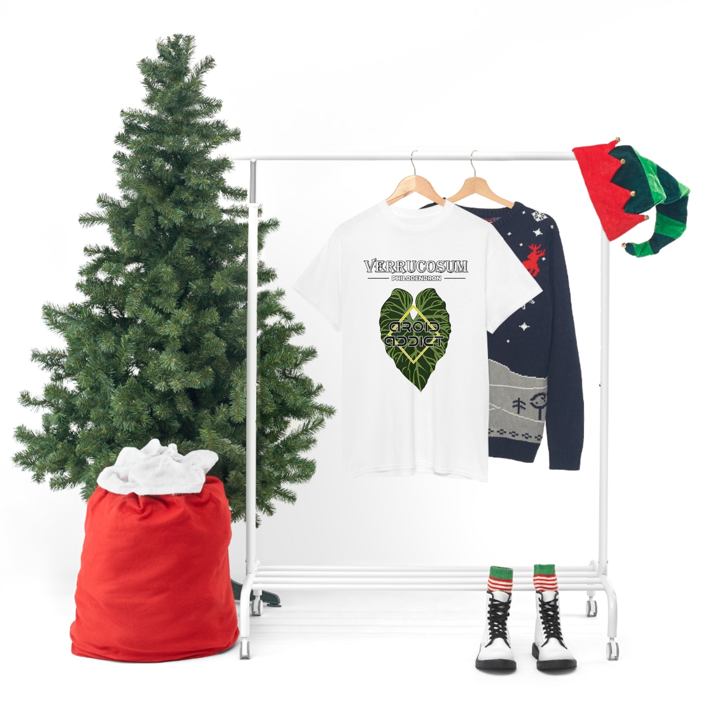 Philodendron Verrucosum Lovers Unisex Heavy Cotton Tee