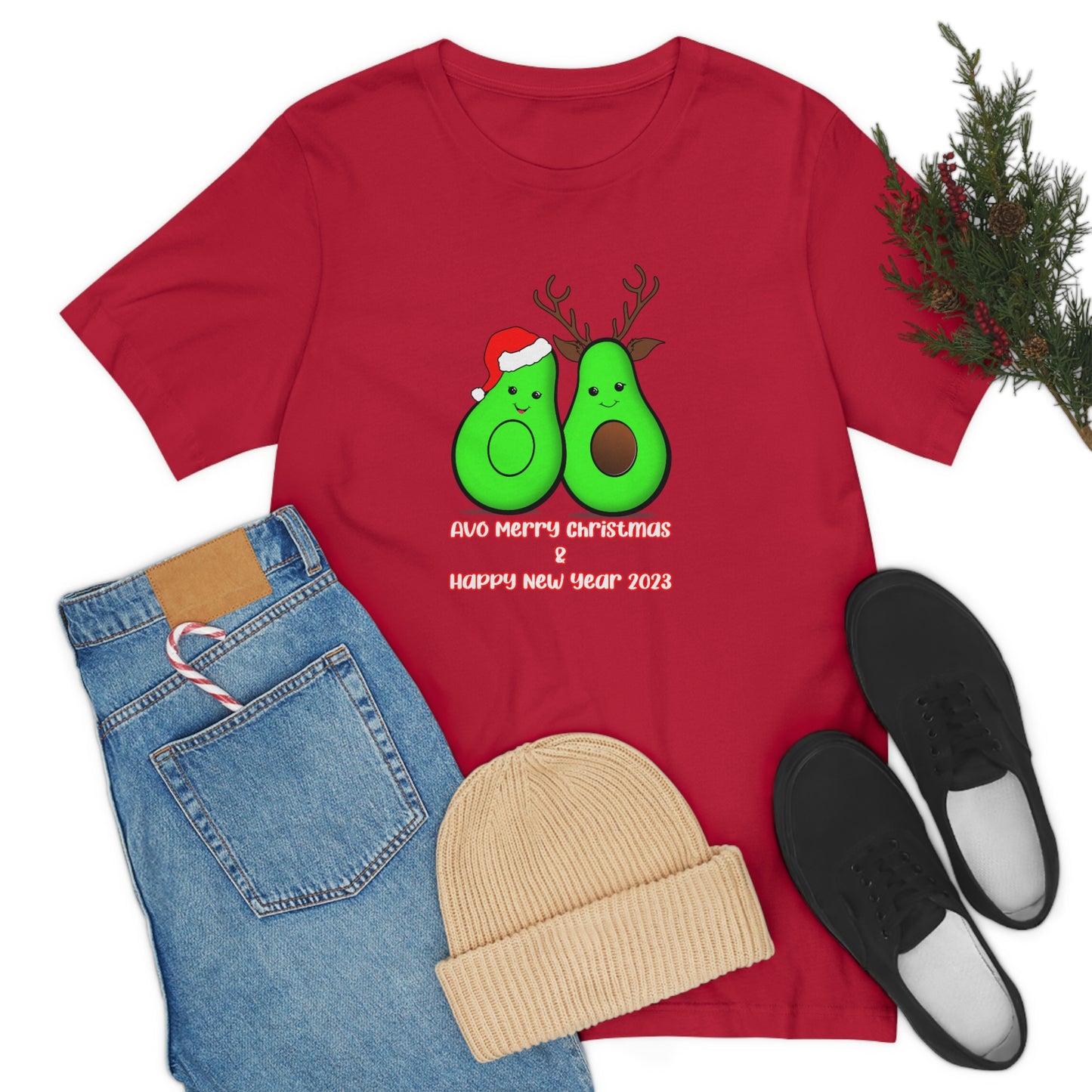 Unisex Jersey Short Sleeve Tee "Avo Christmas Days"