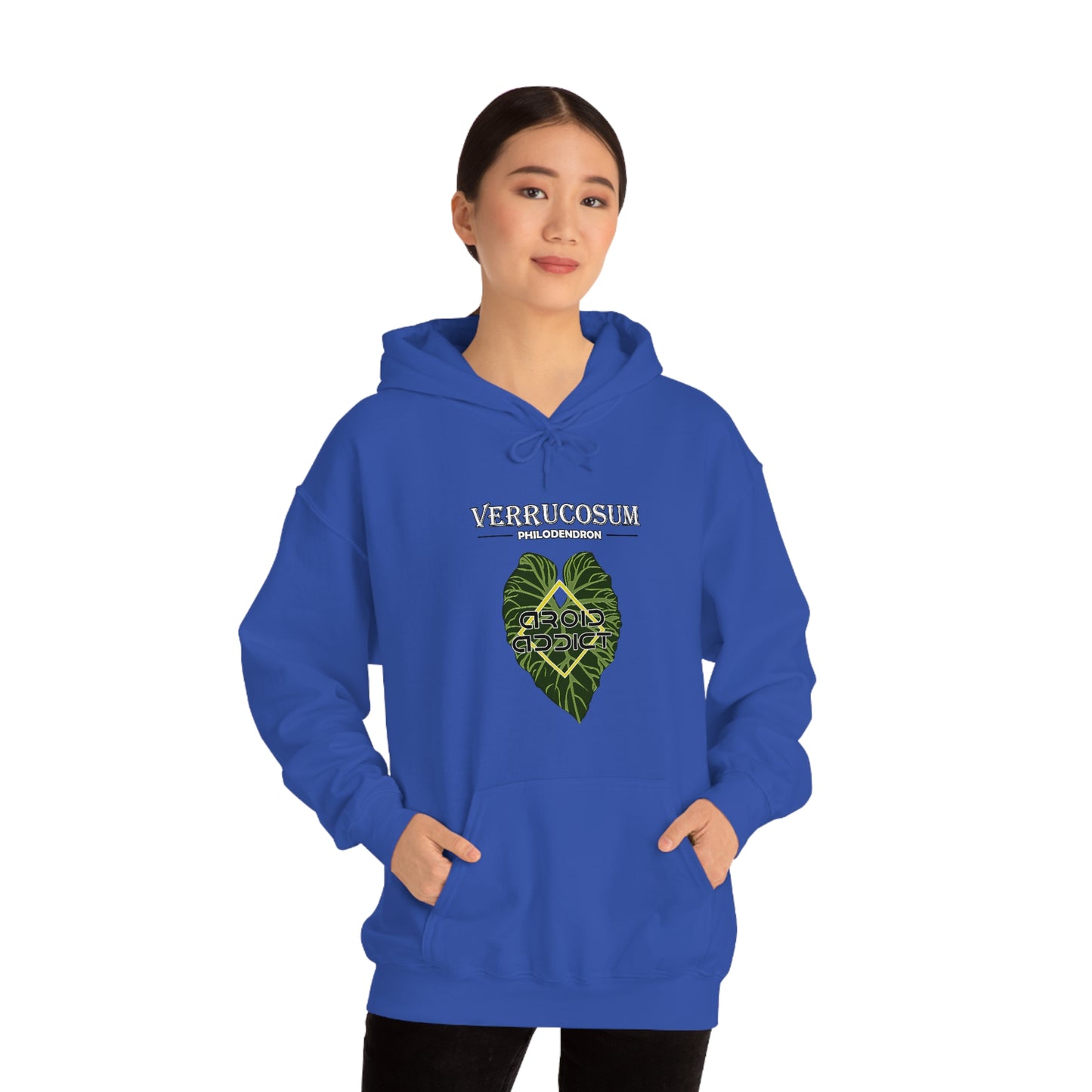 Philodendron Verrucosum Unisex Heavy Blend™ Hooded Sweatshirt