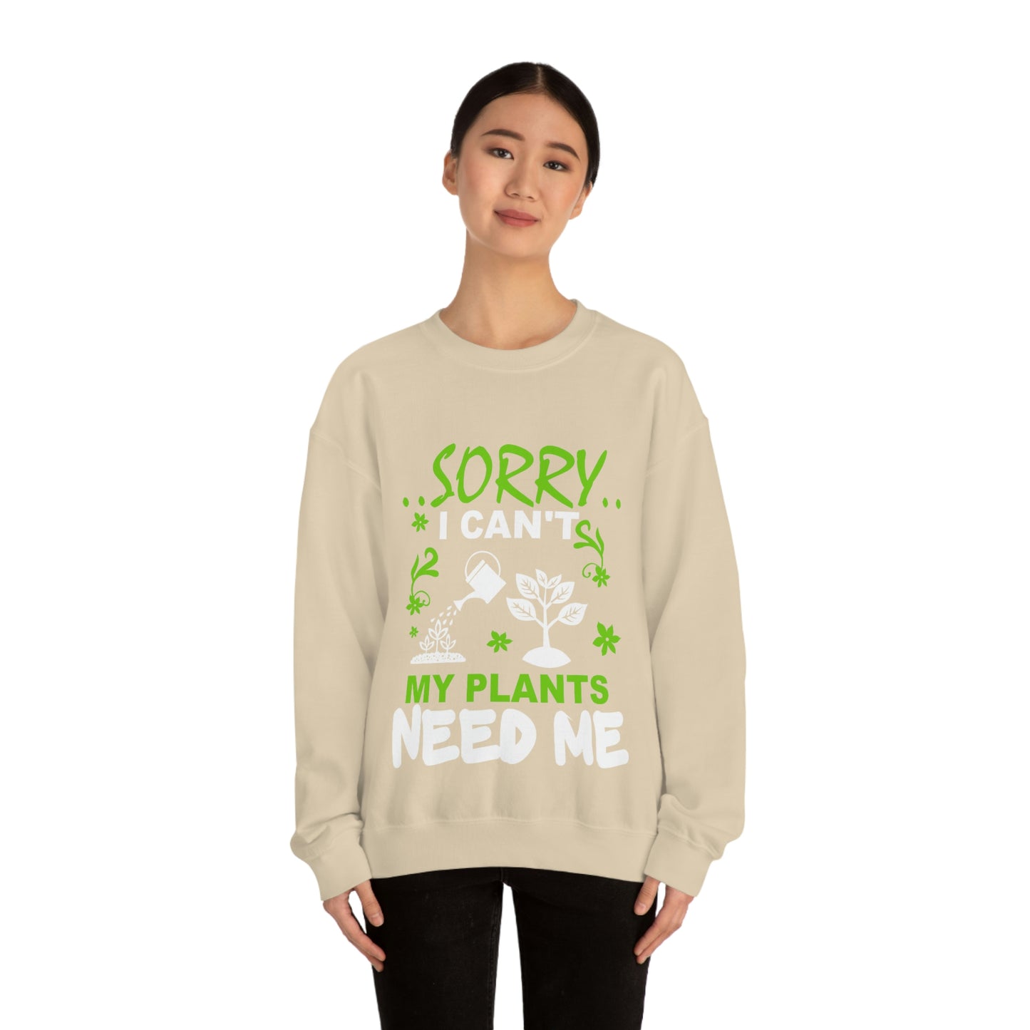 My Plant Need Me Unisex Heavy Blend™ Crewneck Sweatshirt