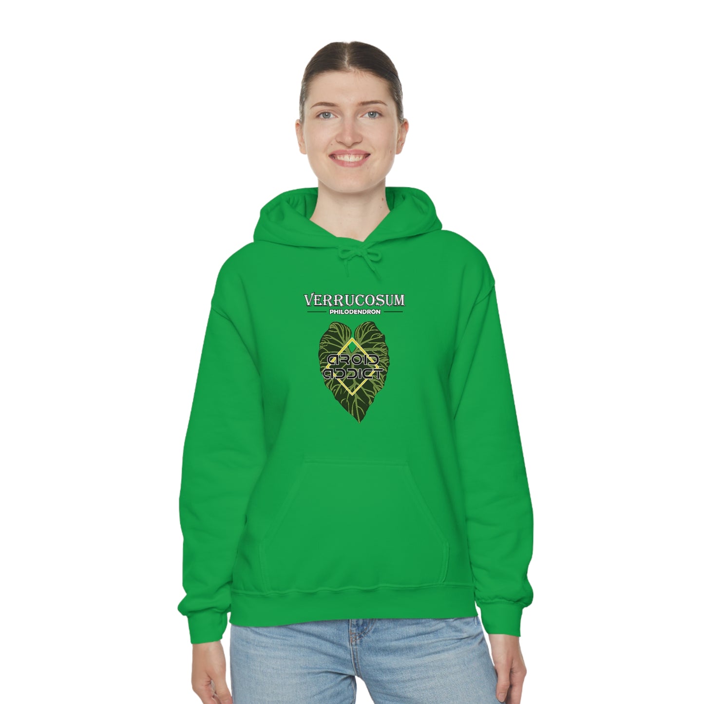 Philodendron Verrucosum Unisex Heavy Blend™ Hooded Sweatshirt