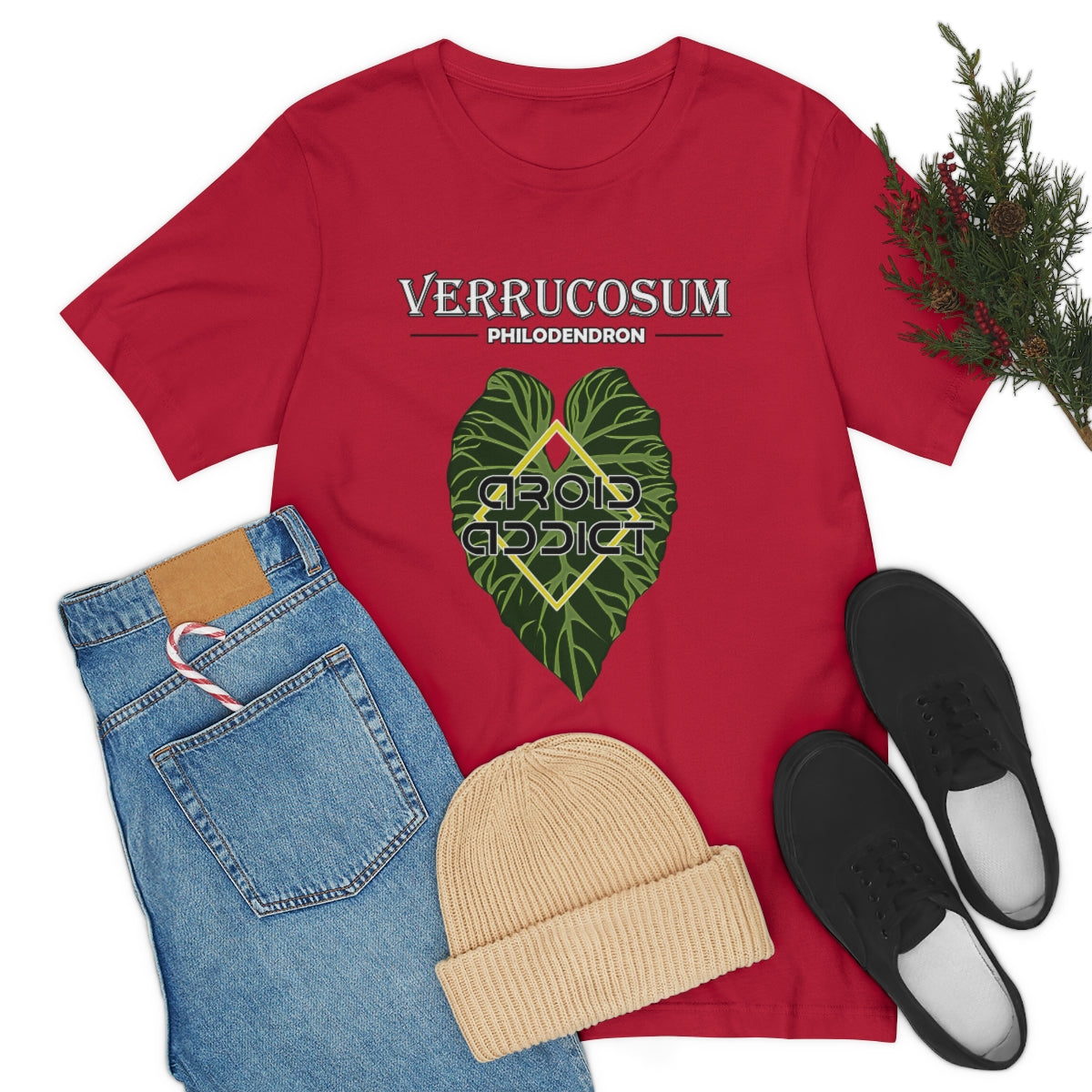 Philodendron Verrucosum Unisex Jersey Short Sleeve Tee
