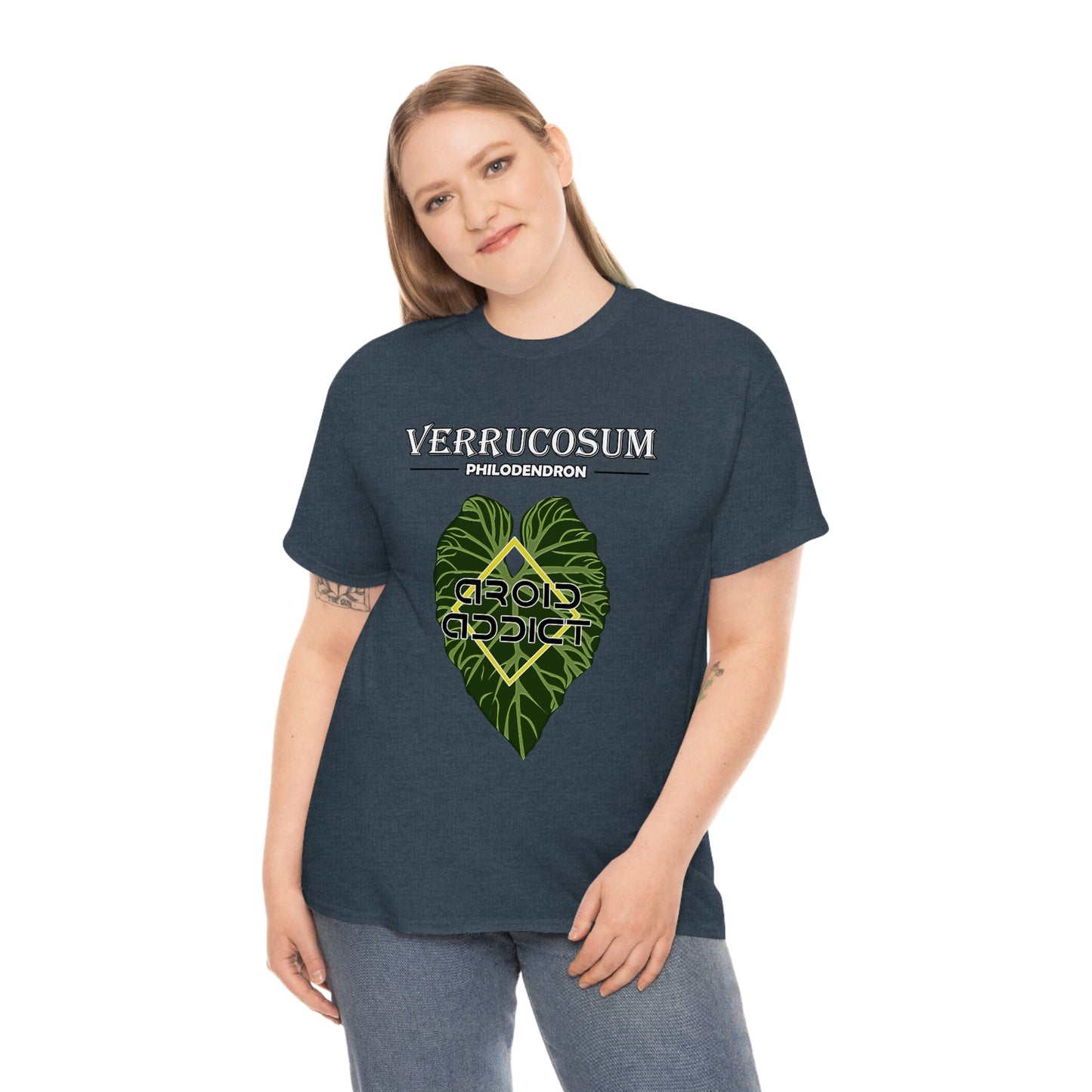 Philodendron Verrucosum Lovers Unisex Heavy Cotton Tee