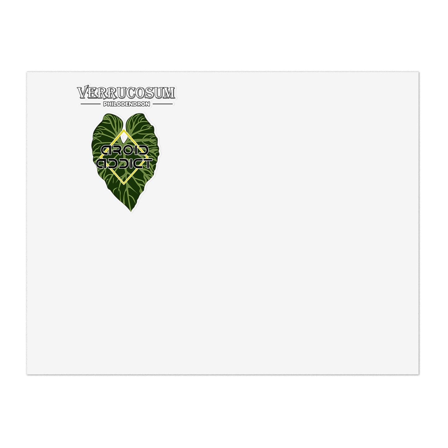 Sticker Sheets Philodendron Verrucosum