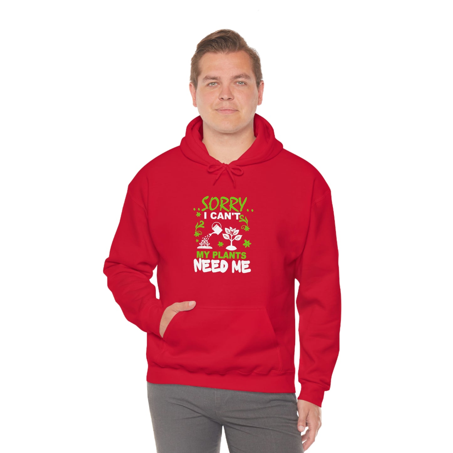"My Plants Need Me" Unisex Heavy Blend™ Hooded Sweatshirt