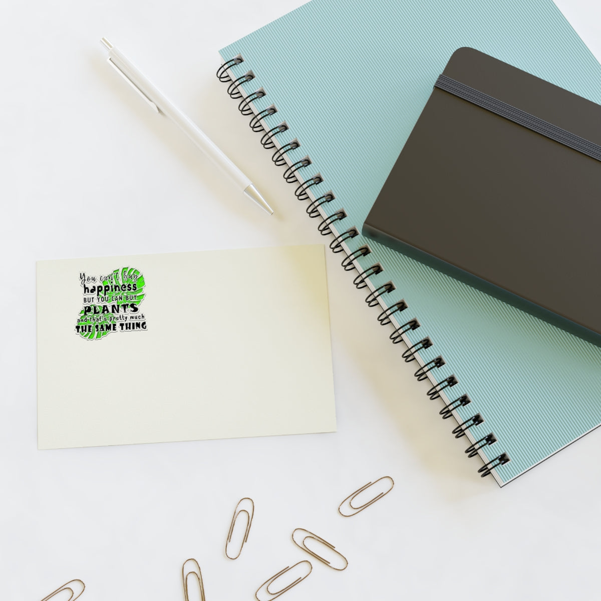 Sticker Sheets you can't buy happiness but you can buy plants Plants Lover Quotes Gift idea