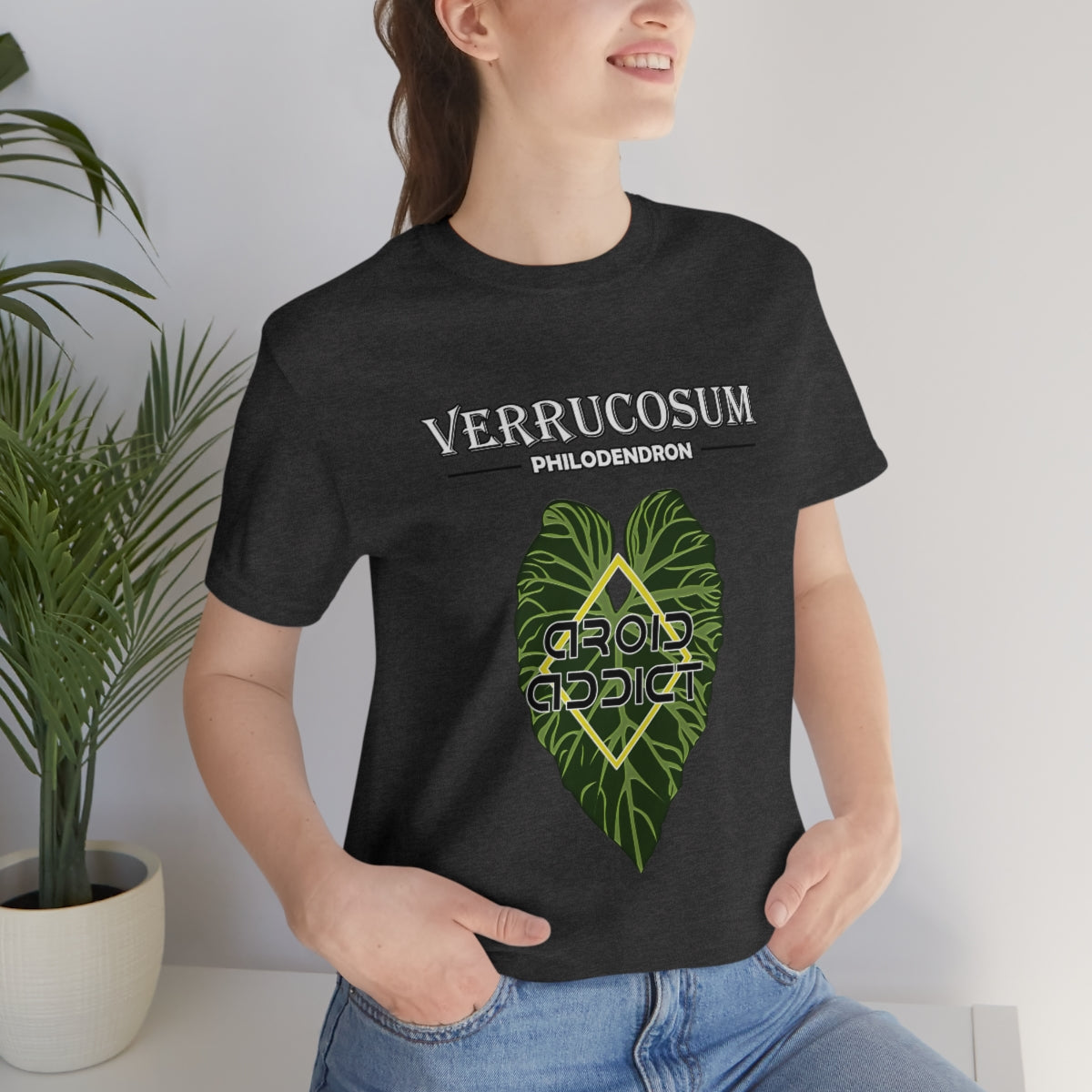 Philodendron Verrucosum Unisex Jersey Short Sleeve Tee