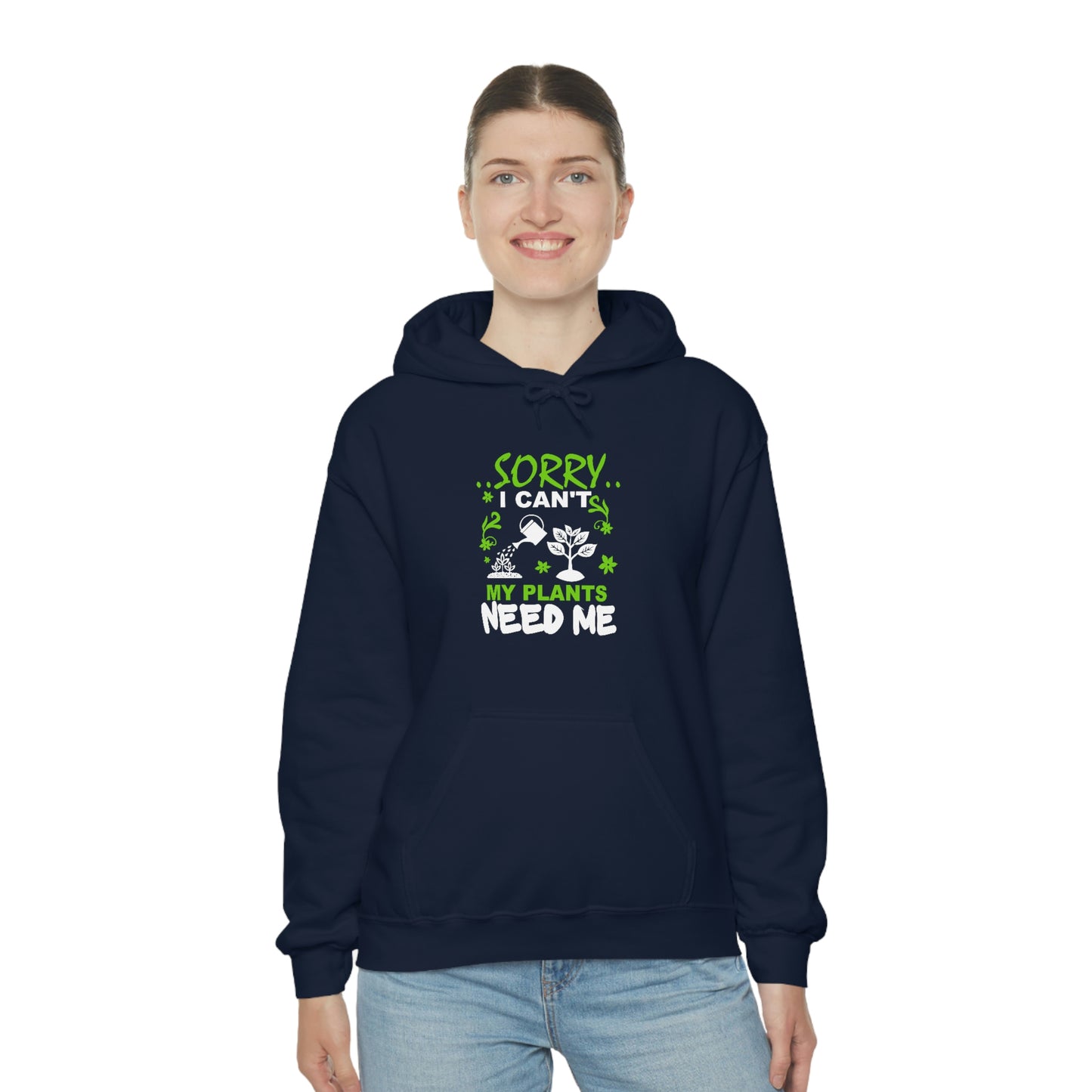 "My Plants Need Me" Unisex Heavy Blend™ Hooded Sweatshirt